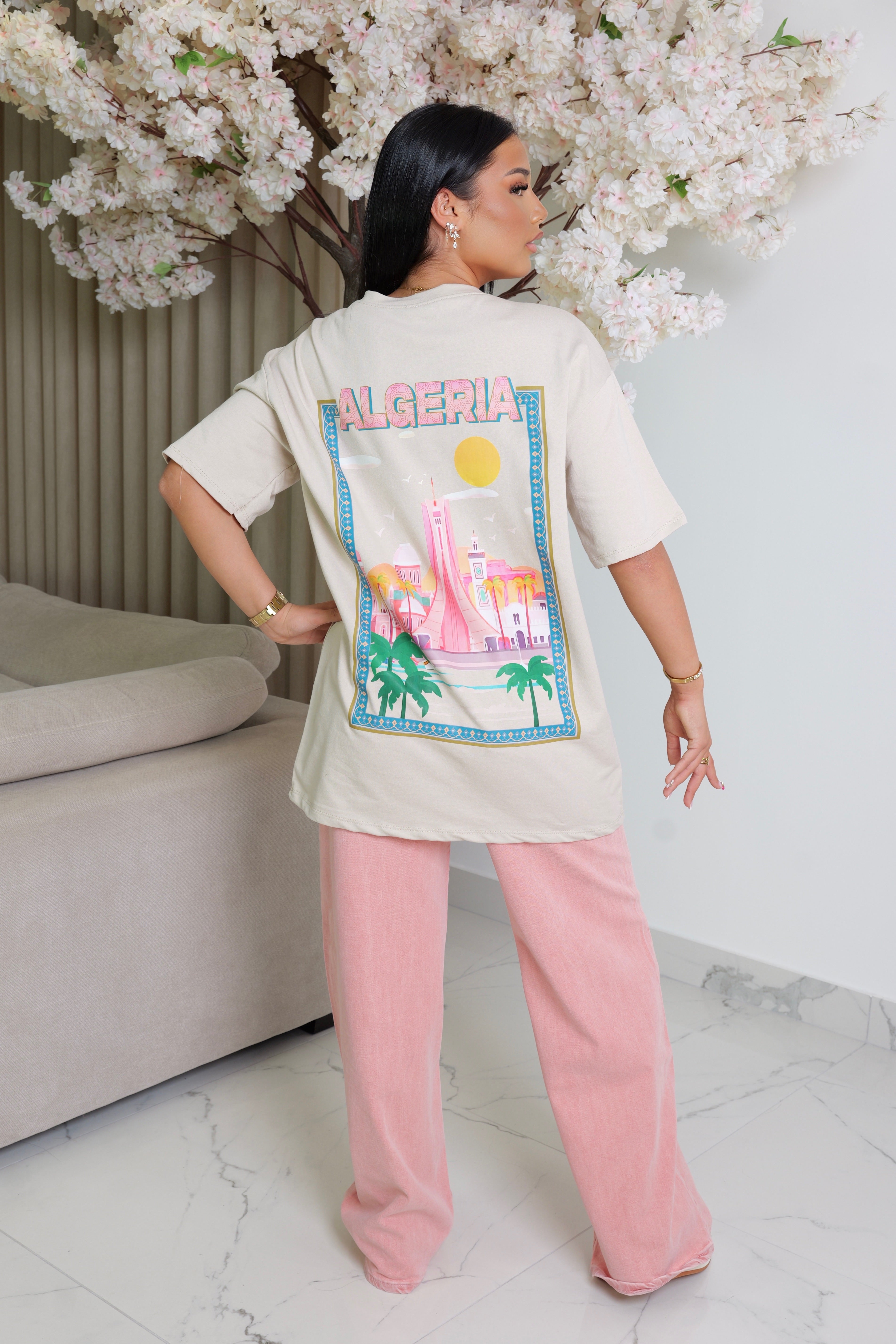 Tee shirt Algérie beige