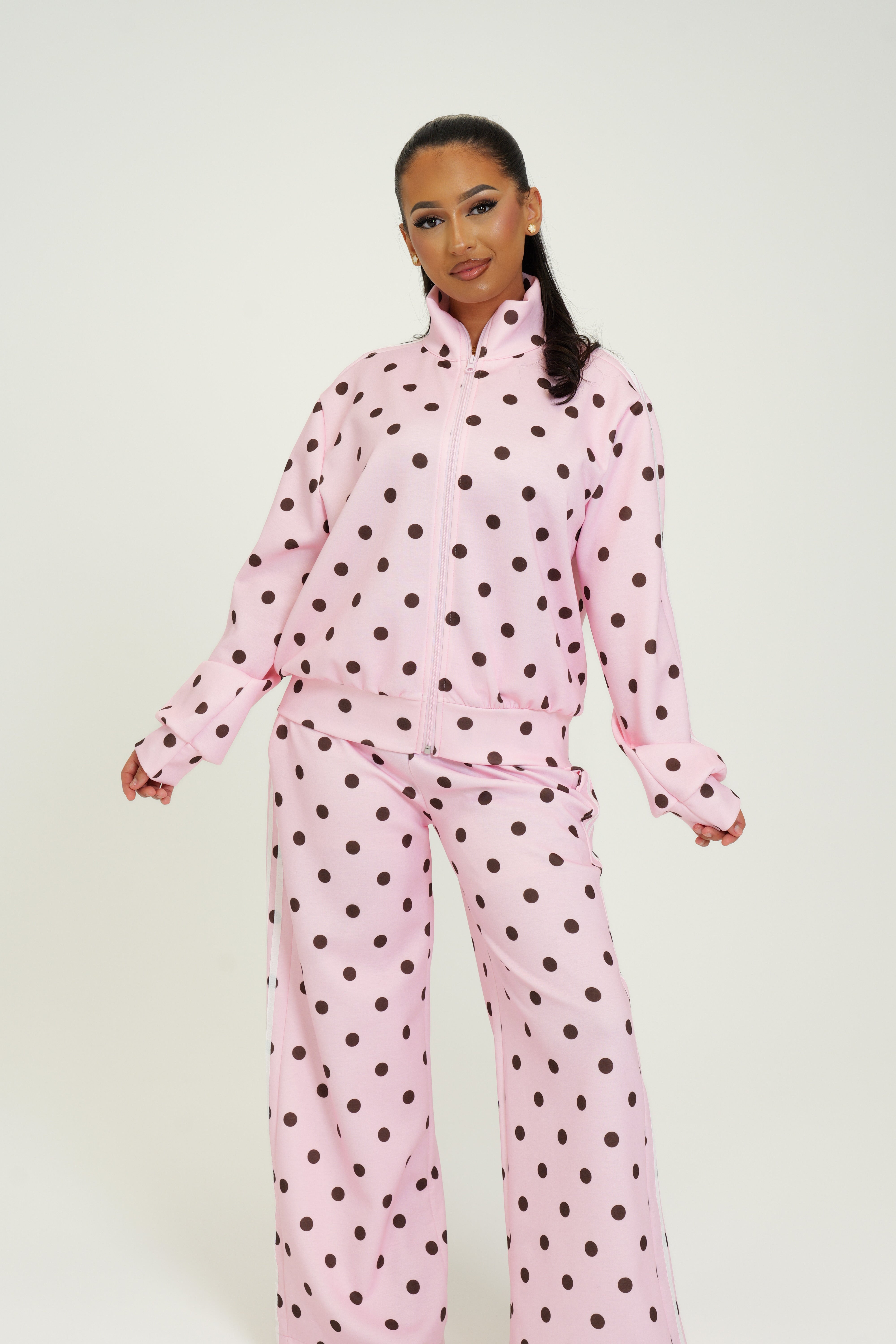 Ensemble veste zip Polka