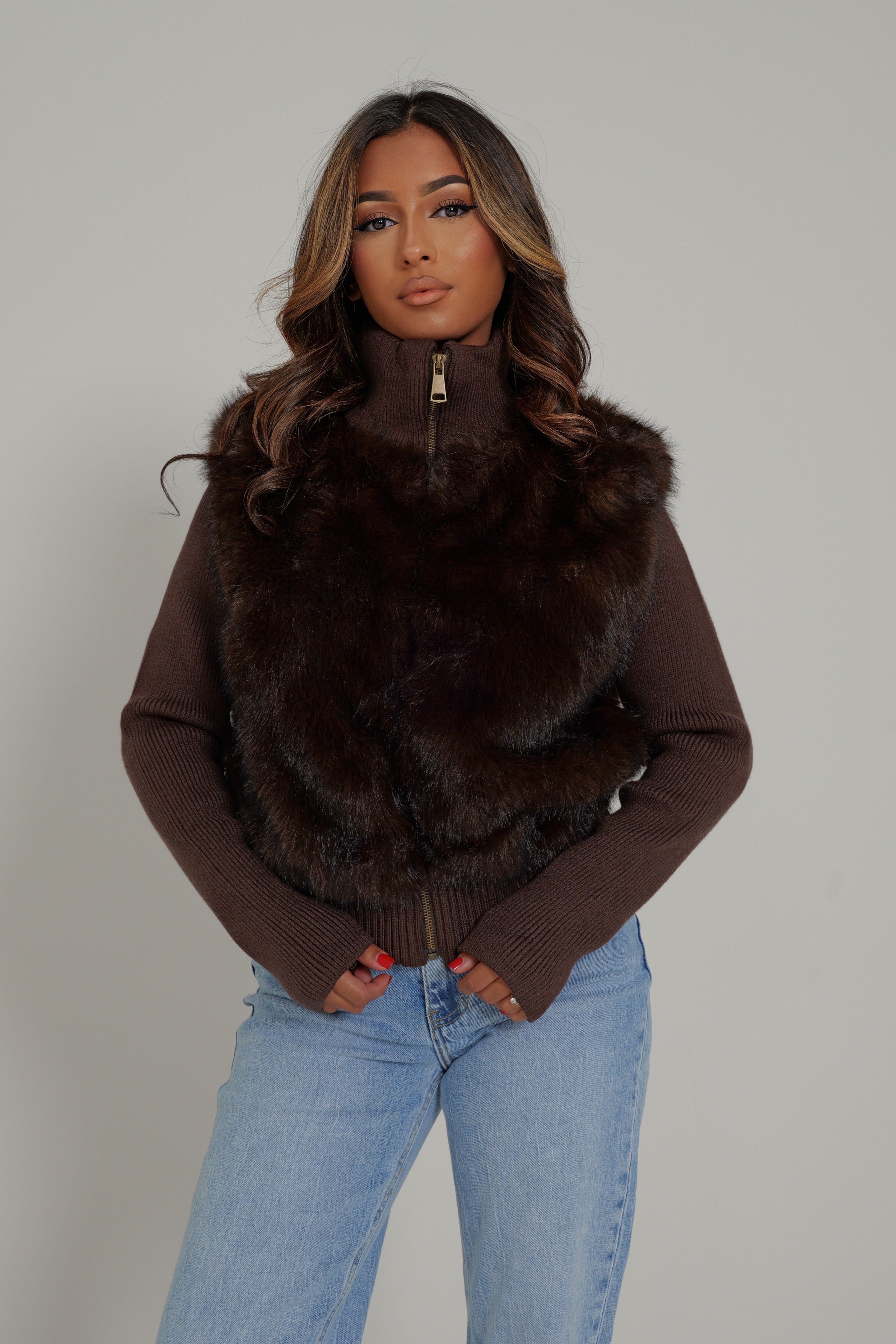 VESTE COZY FAUX FUR