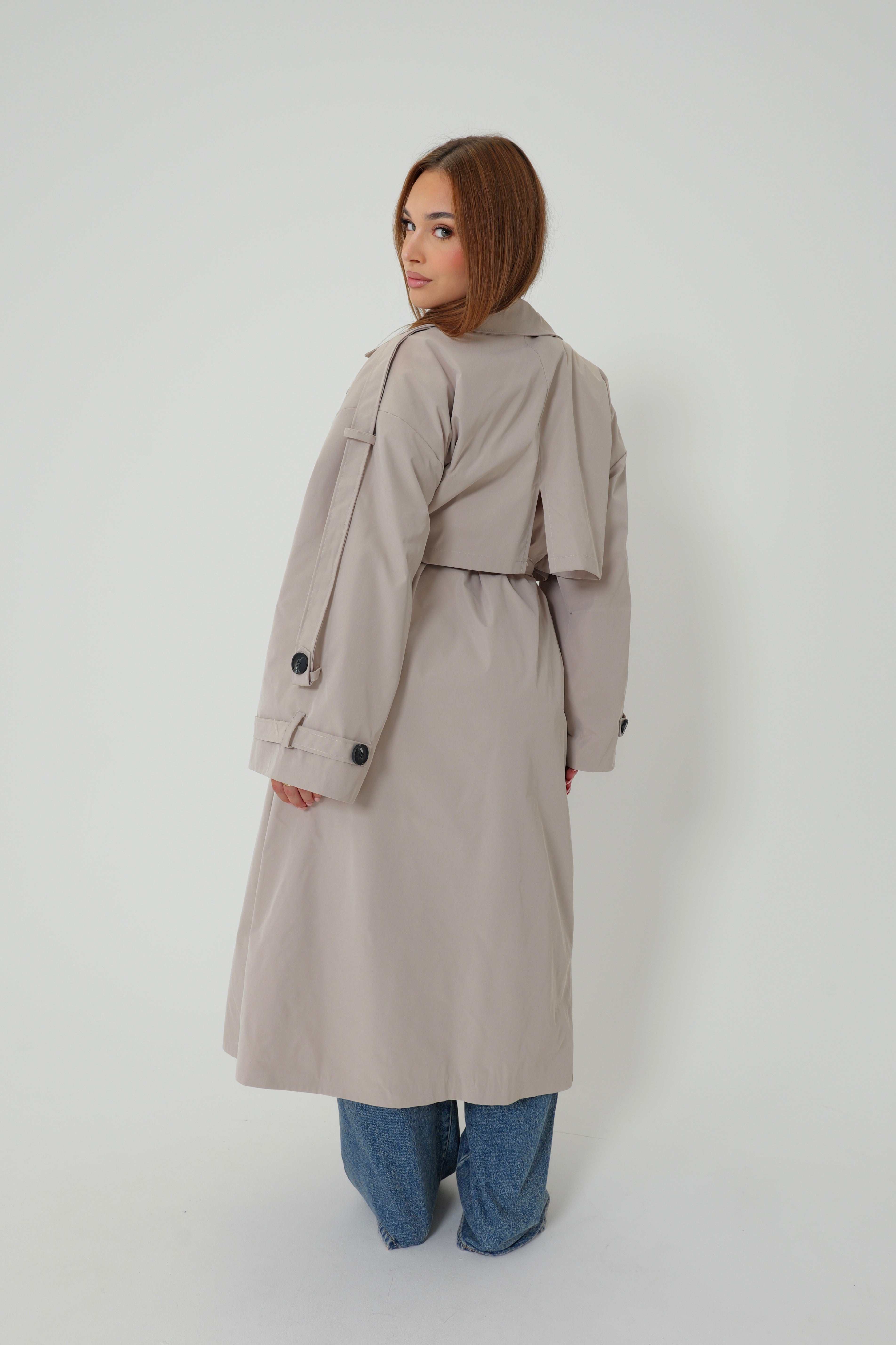 Trench Oversize City - beige