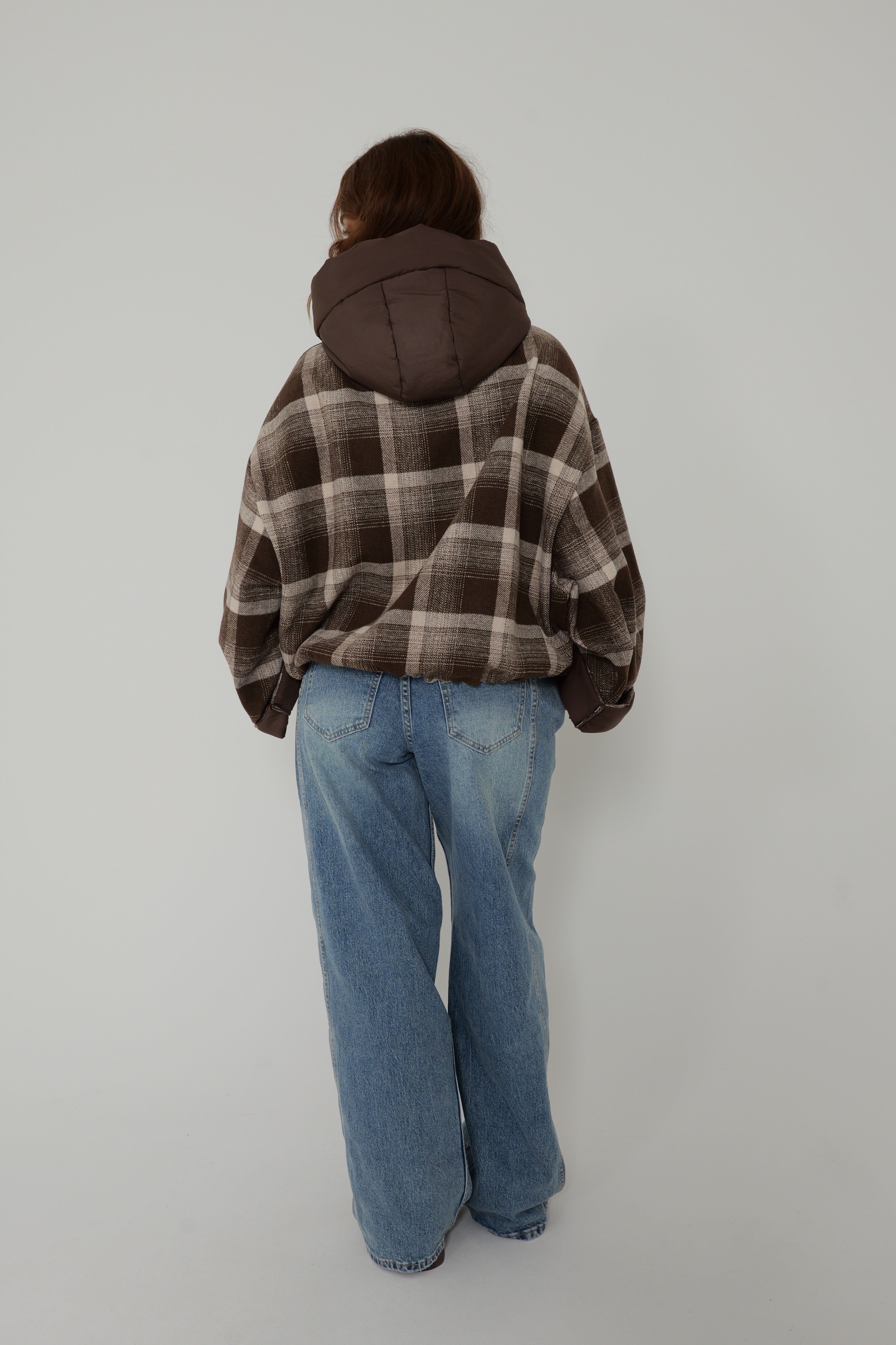 VESTE WINTER À CARREAUX