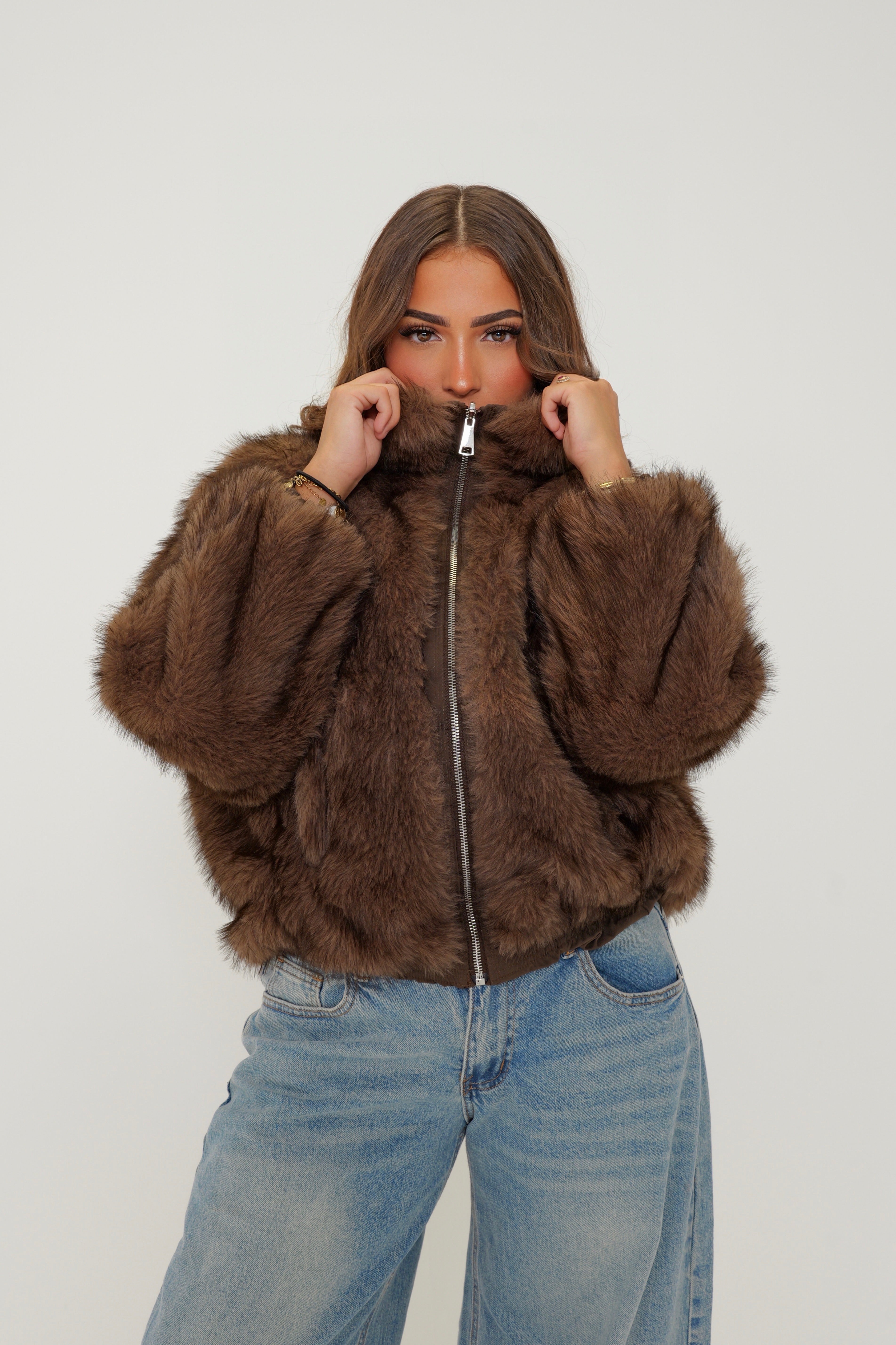 Veste Faux Fur Courte