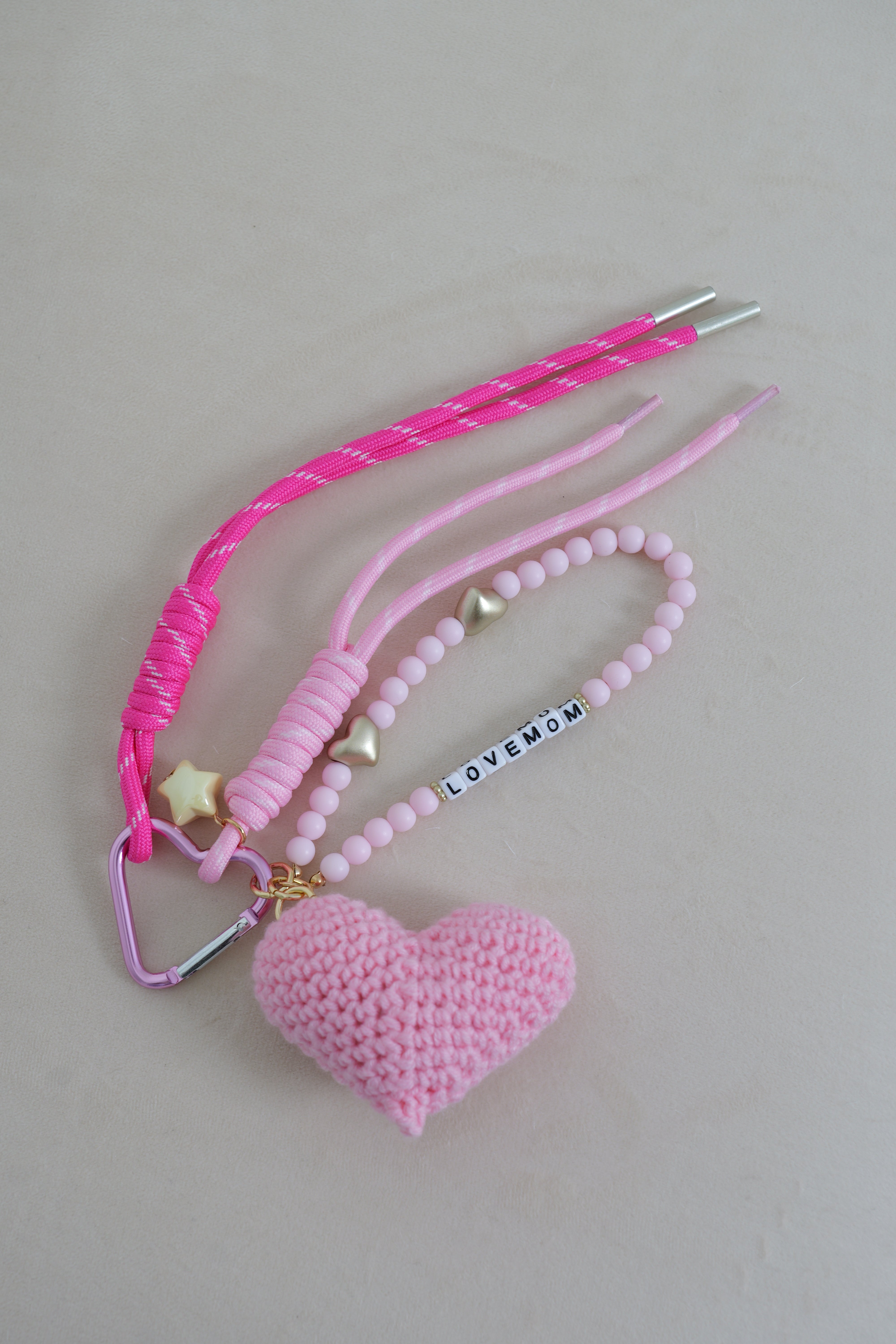 Charms porte clés love mom