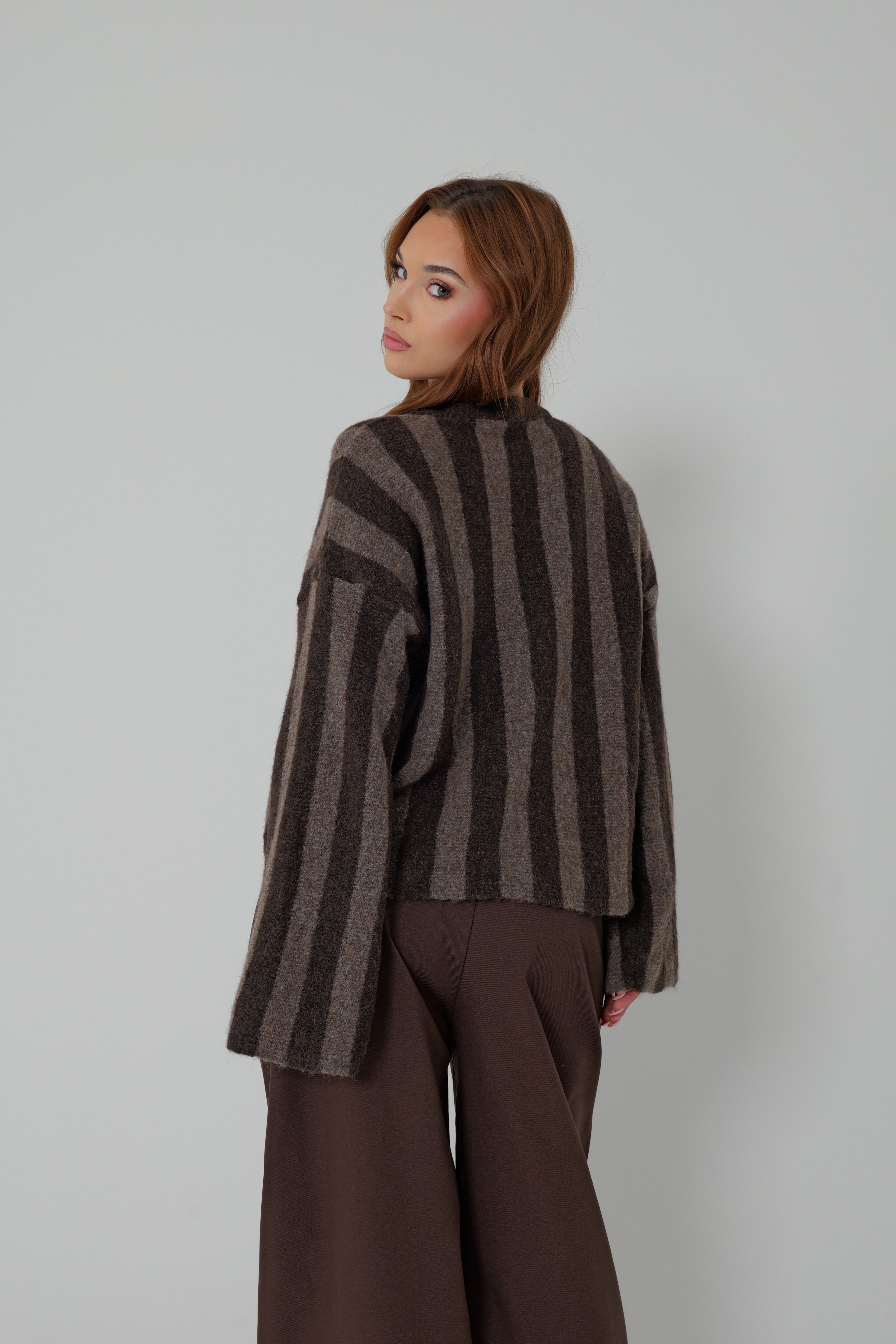 PULL MOCHA STRIPES