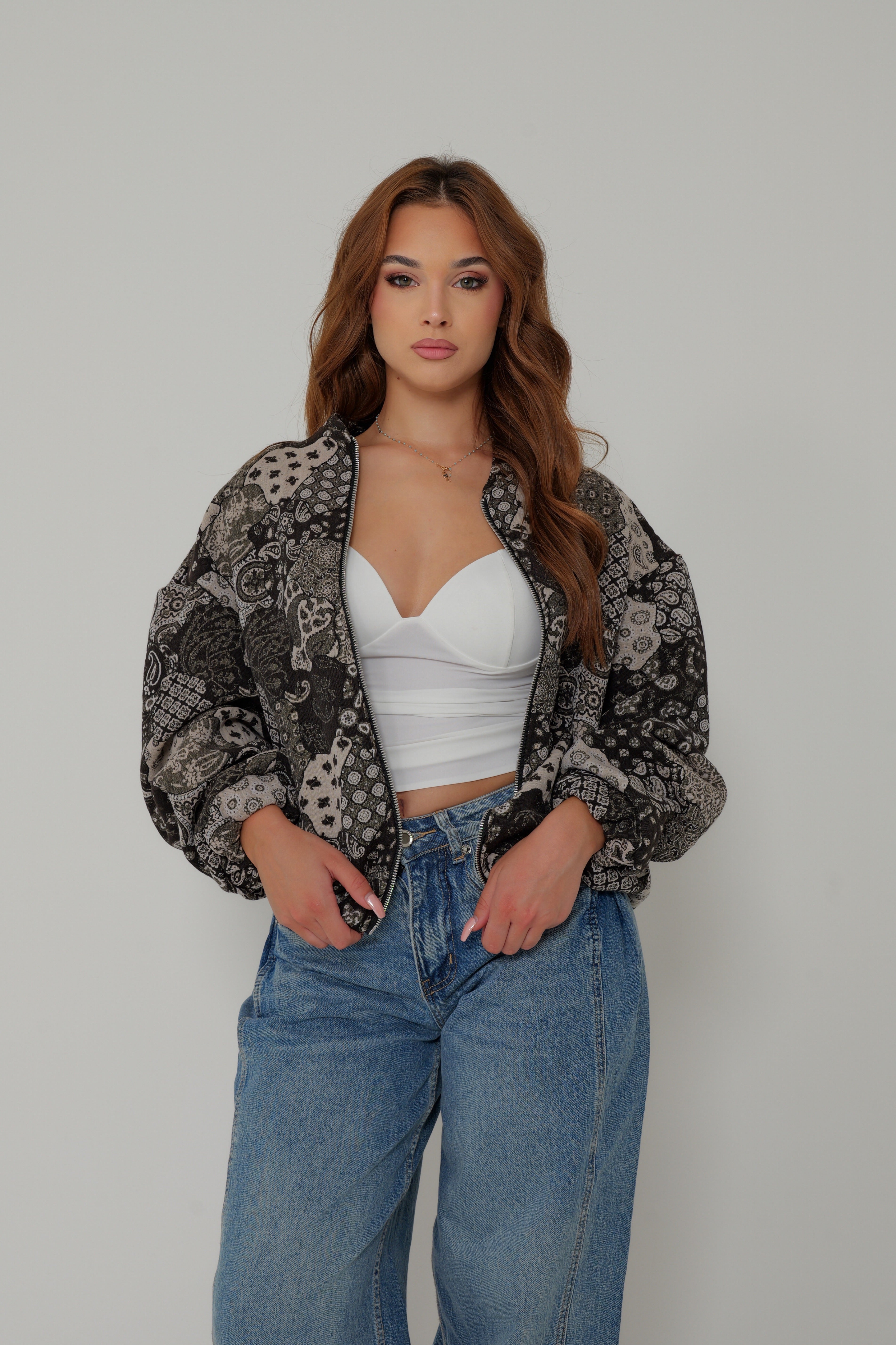 VESTE BANDANA PATCHWORK