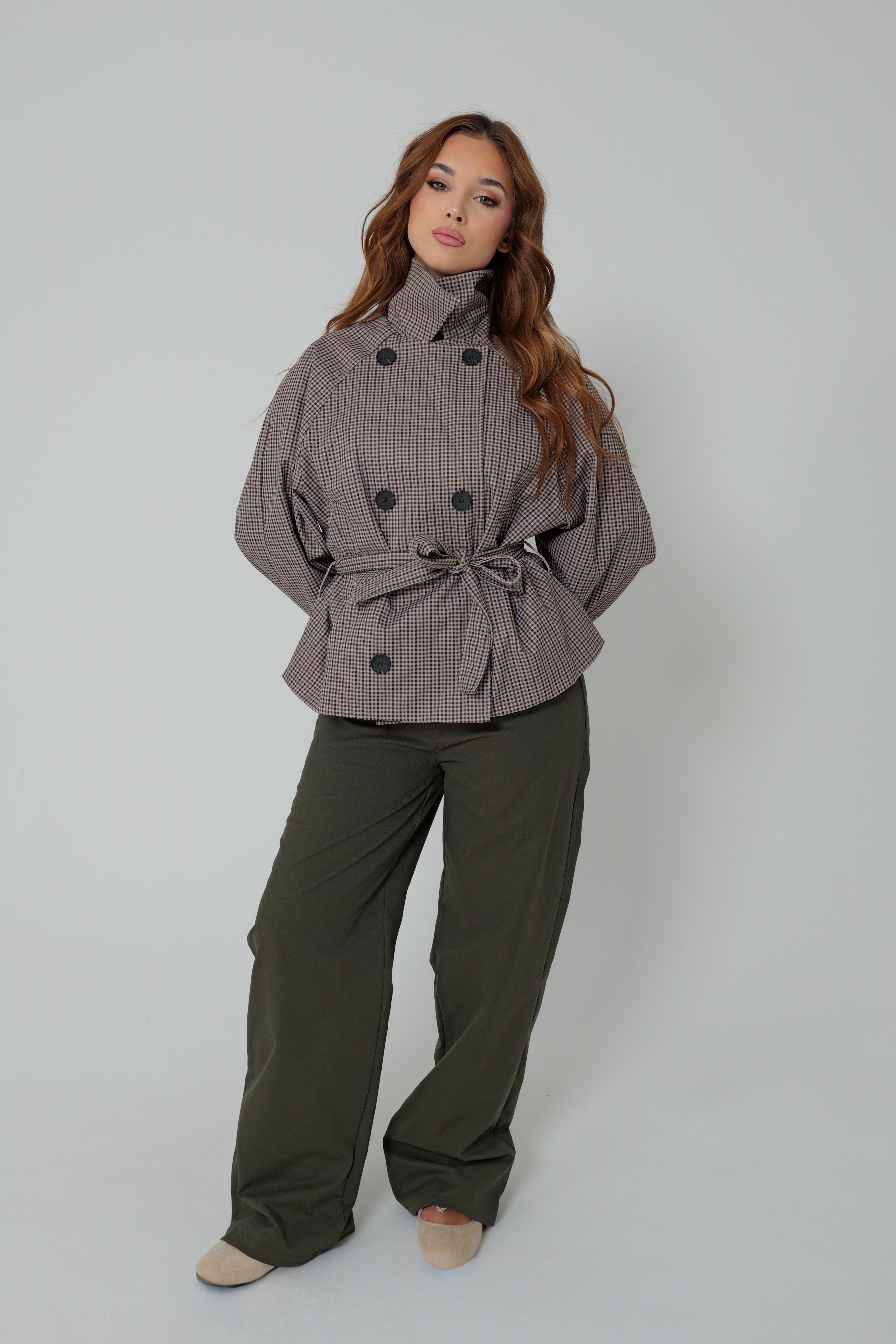 TRENCH LONDON VINTAGE - kaki