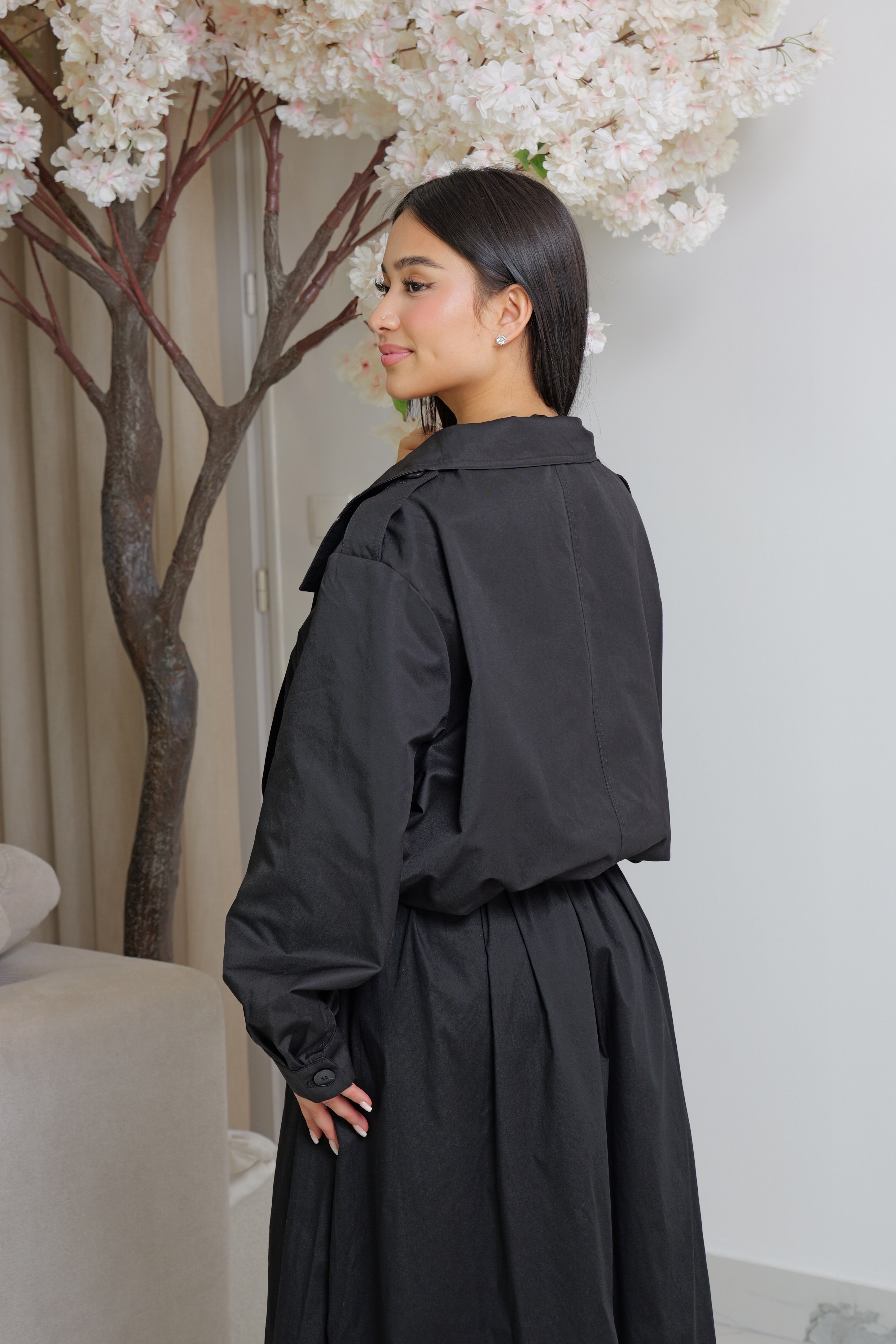 Trench Cropped Elza