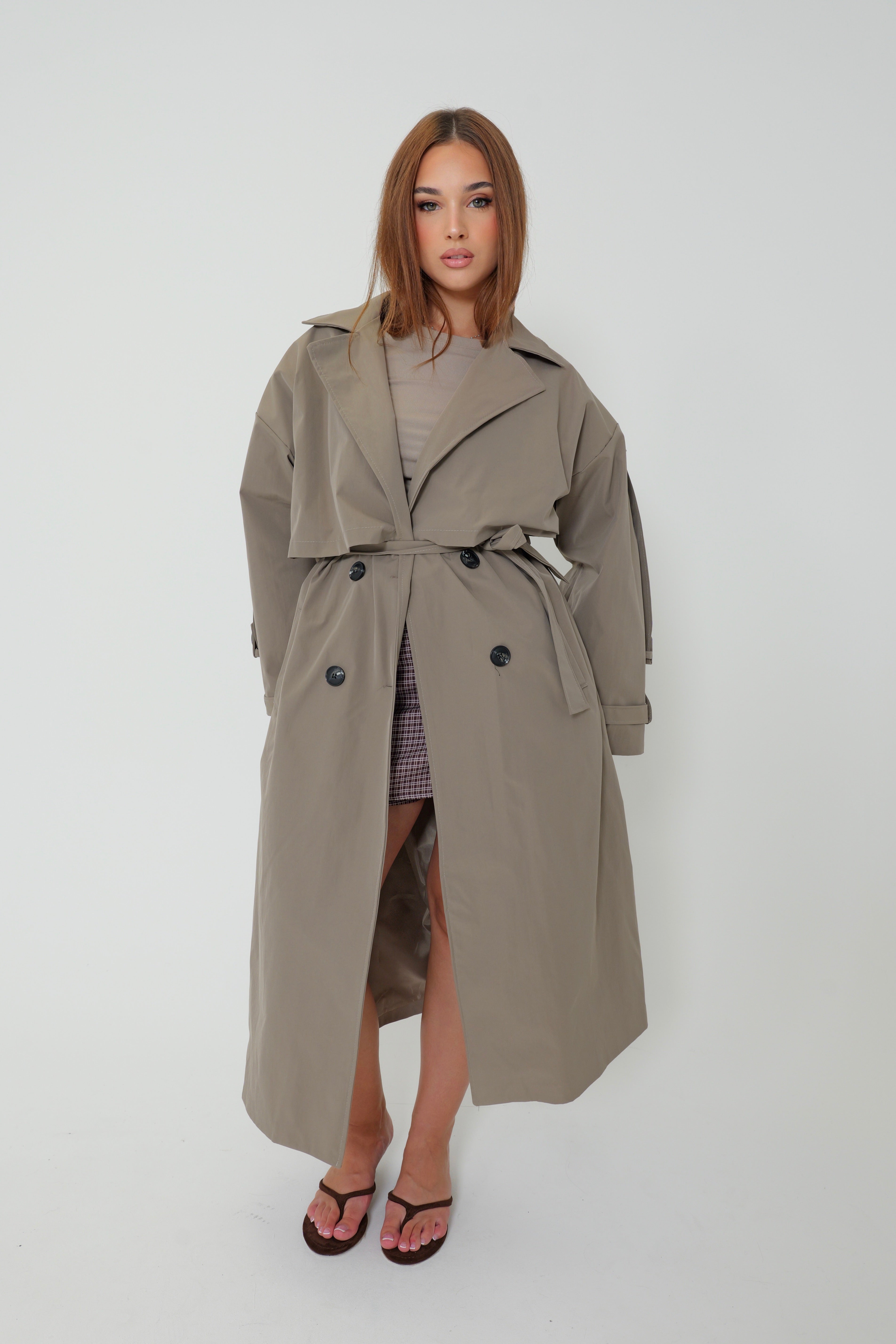 Trench Oversize City - taupe