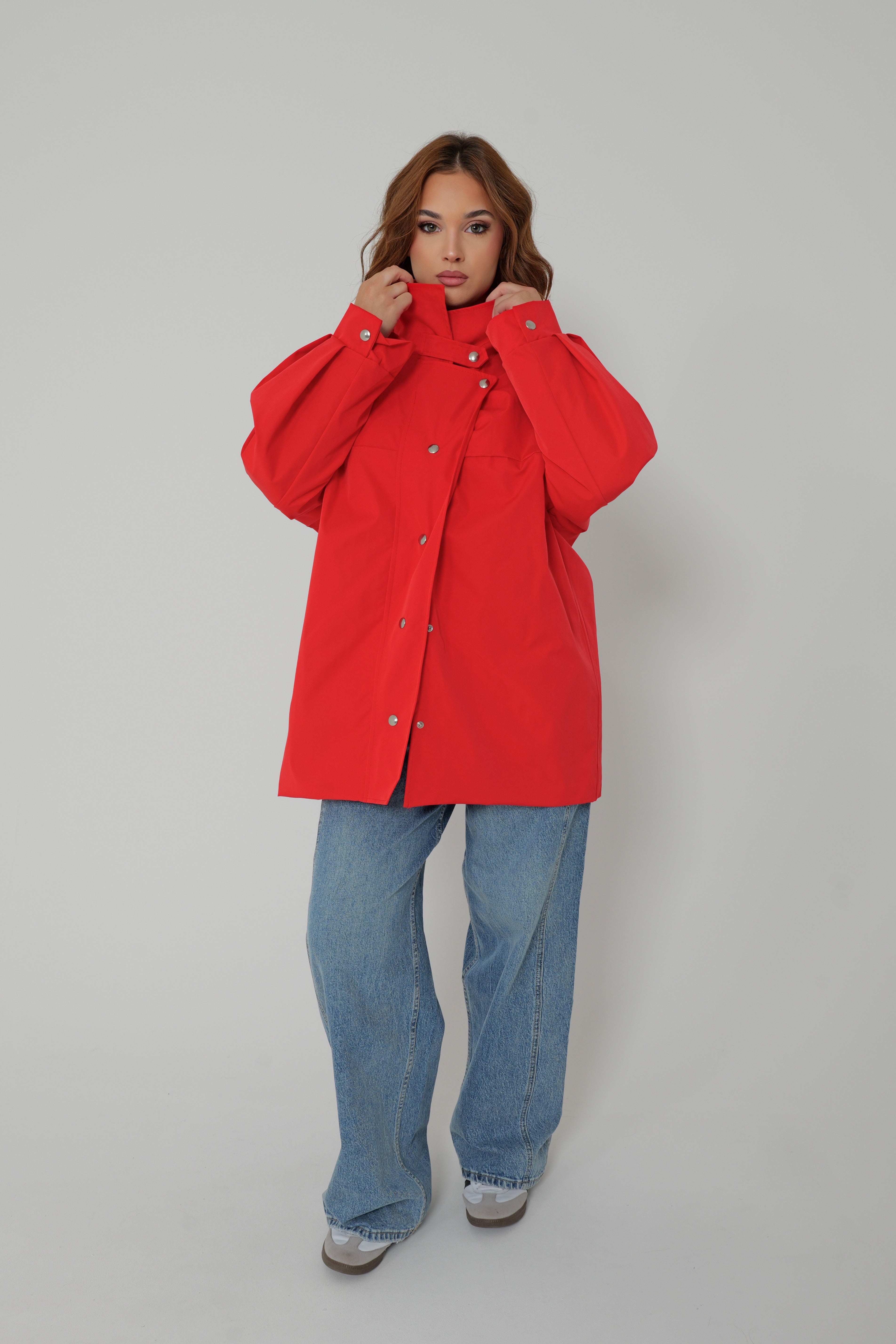 VESTE PRESSIONS ARGENTÉES