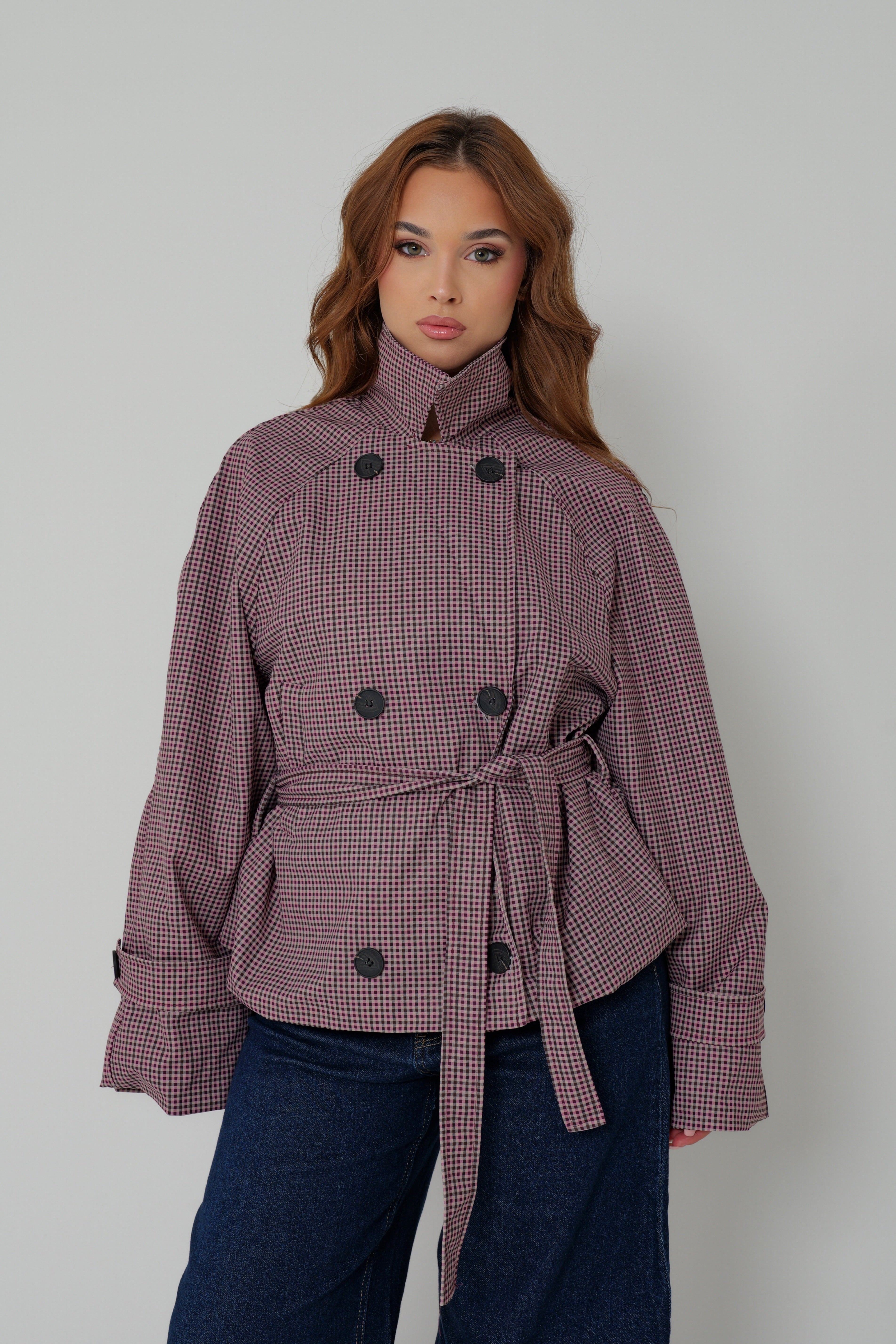 TRENCH LONDON VINTAGE - bordeaux
