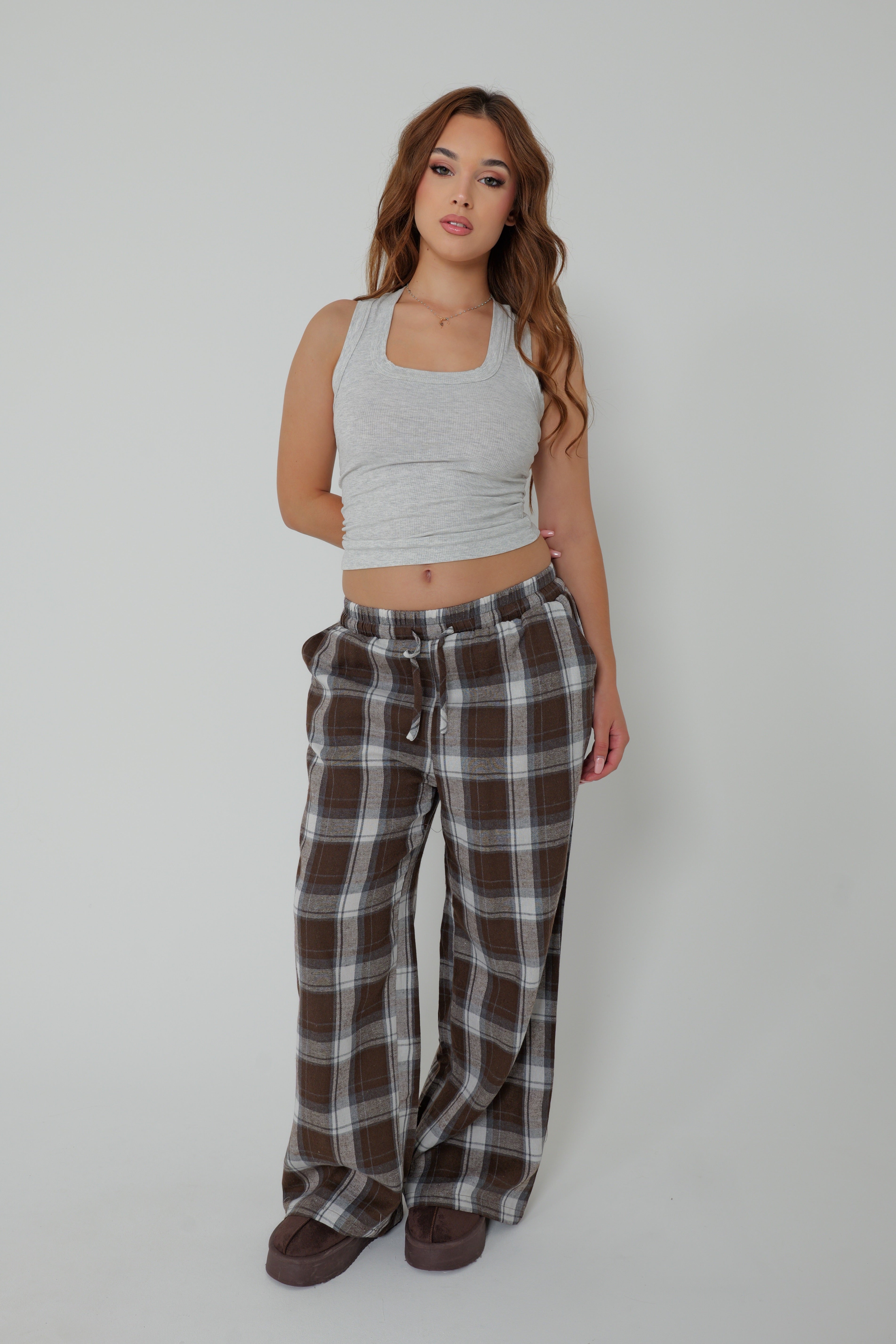 ENSEMBLE COZY PLAID