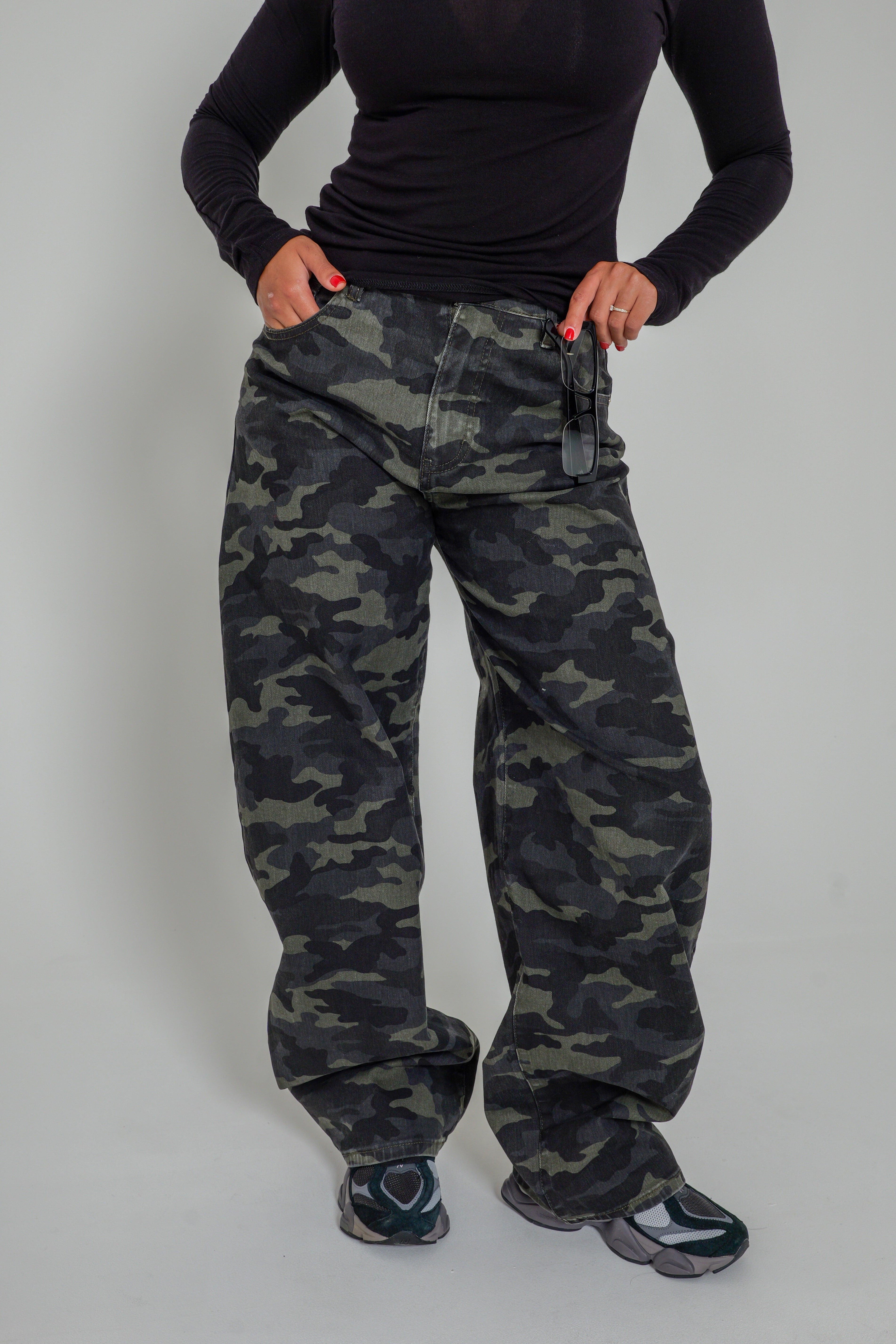 JEAN MILITARY WIDE LEG