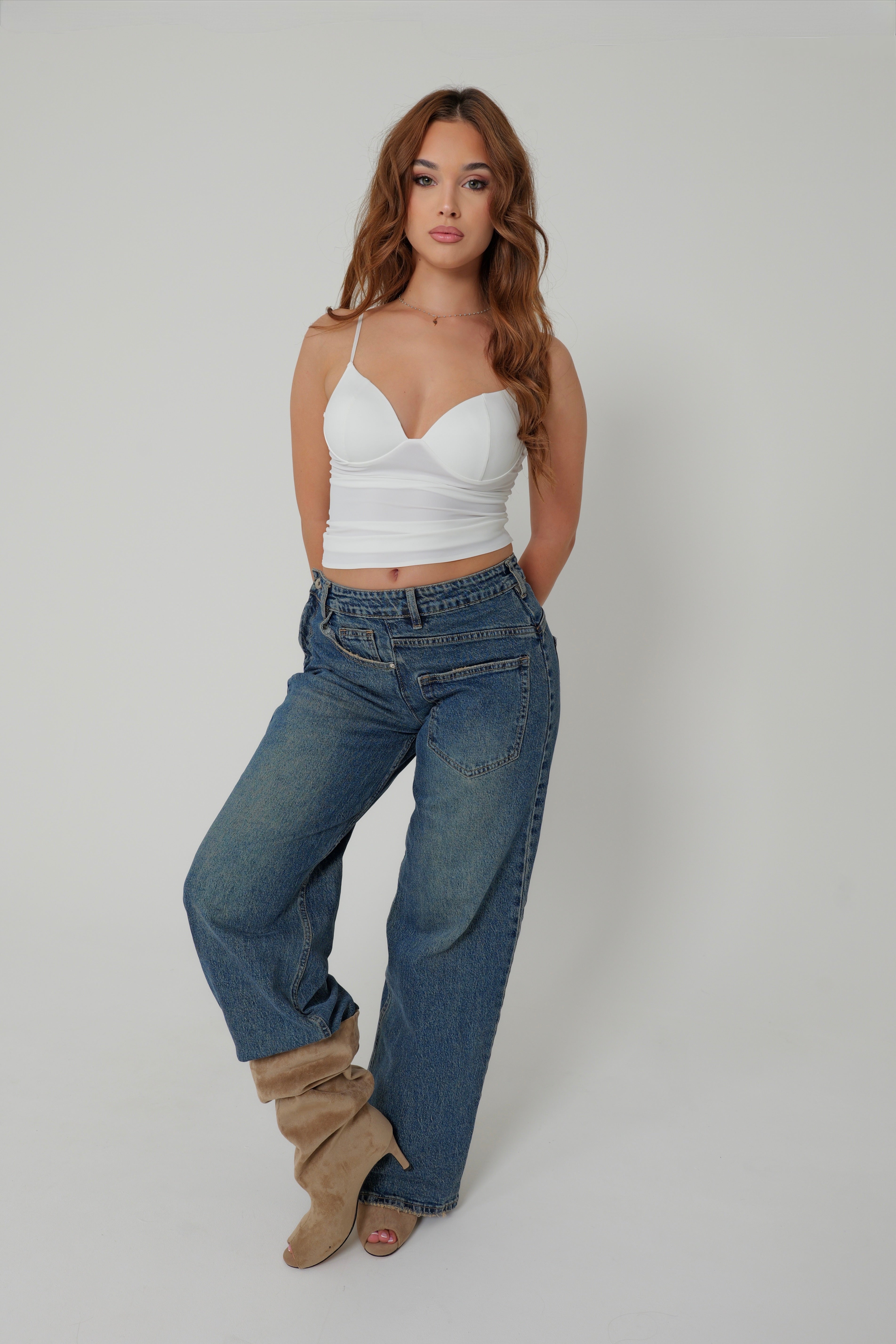 JEAN WIDE LEG FASHION DESIGNER