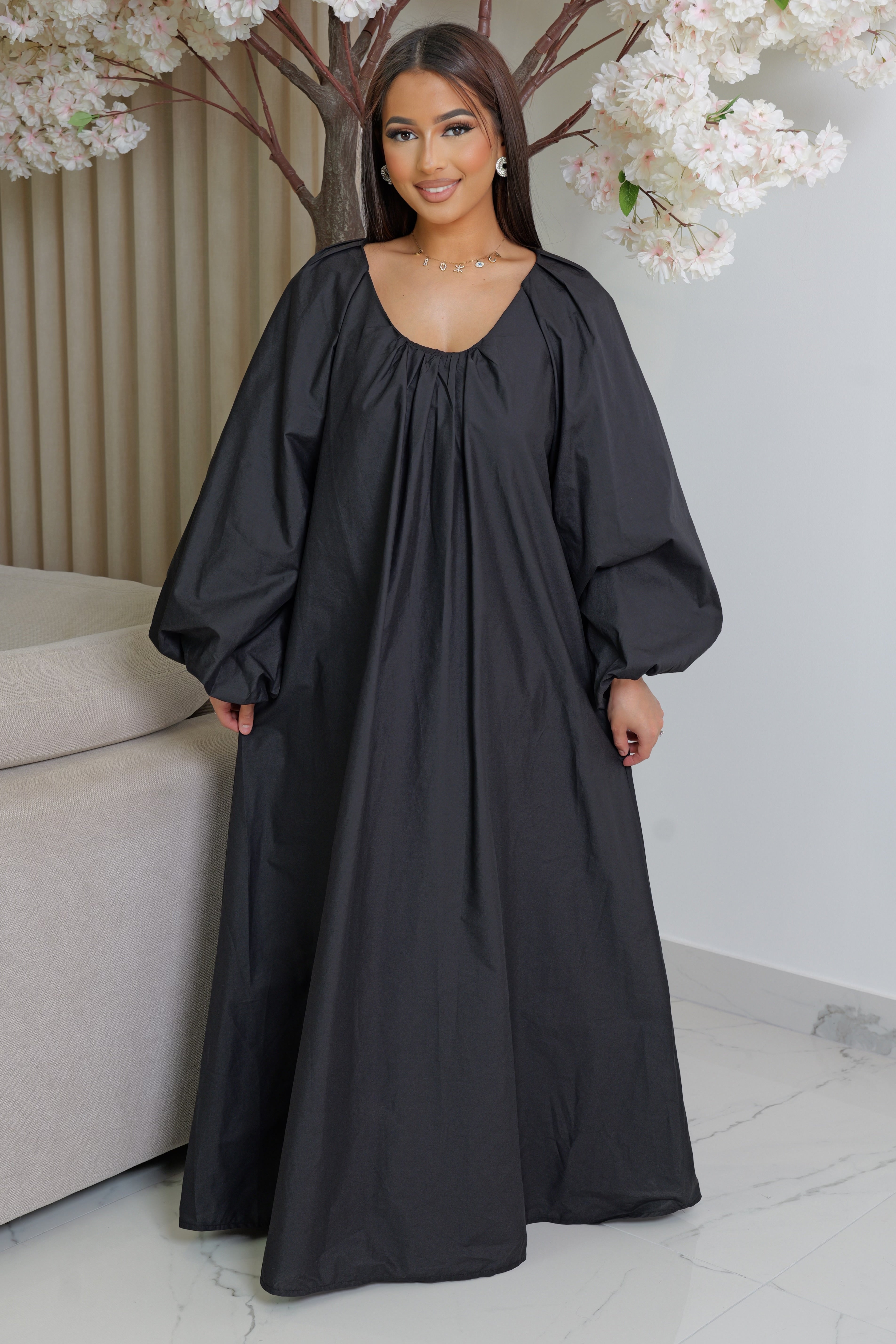 Robe parisienne - manche bouffante