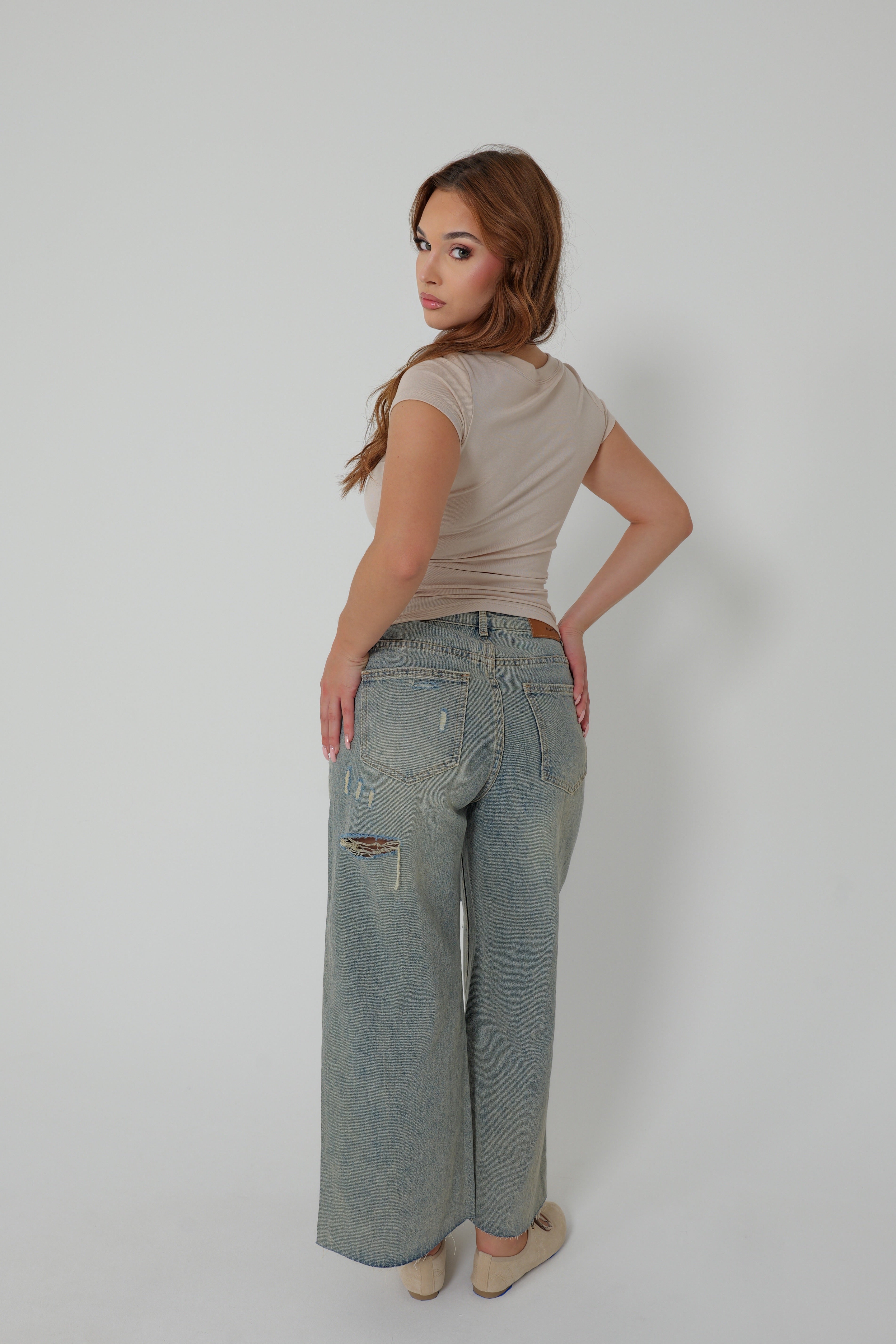 JEAN WIDE LEG 7/8