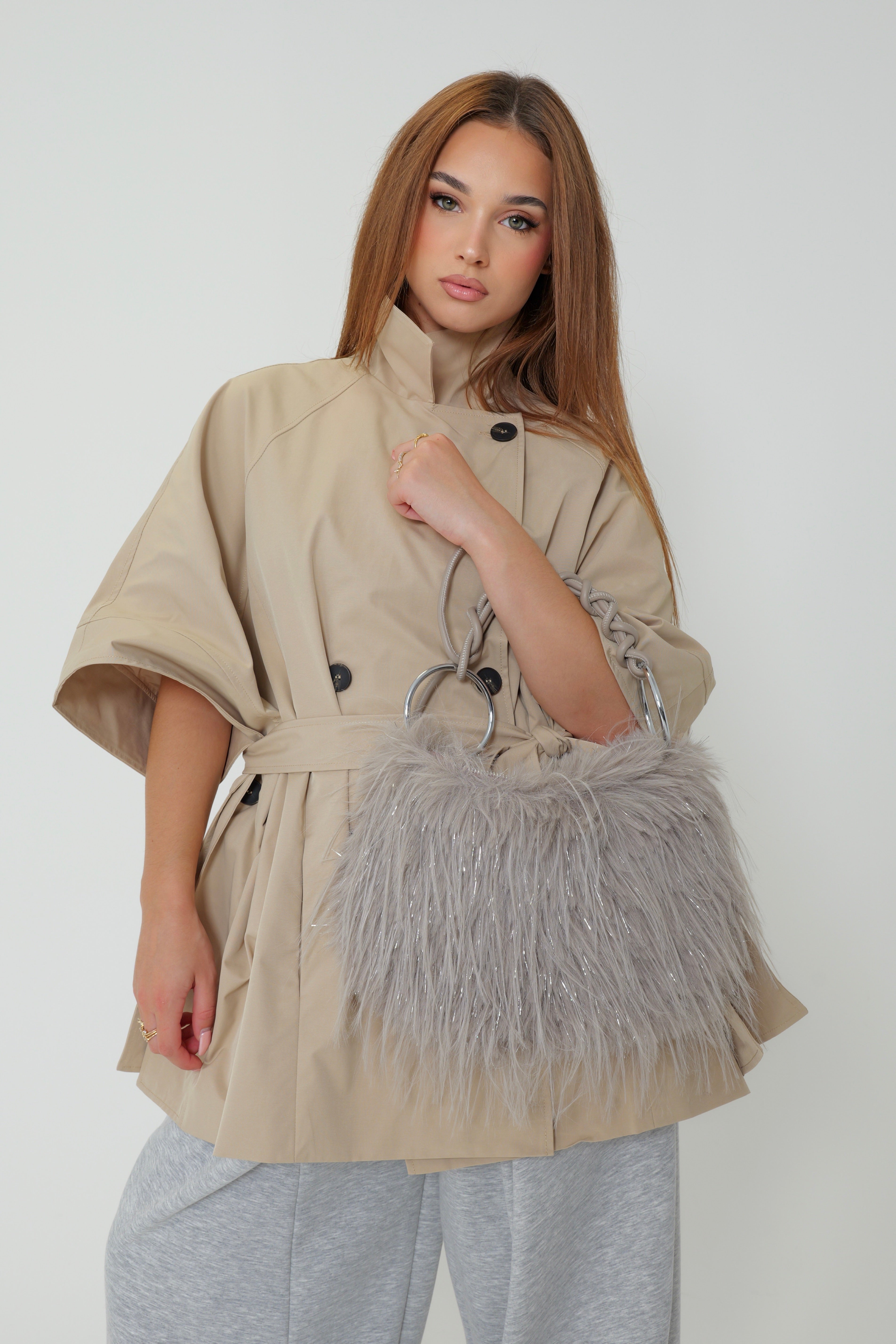 Sac Silver Fluffy