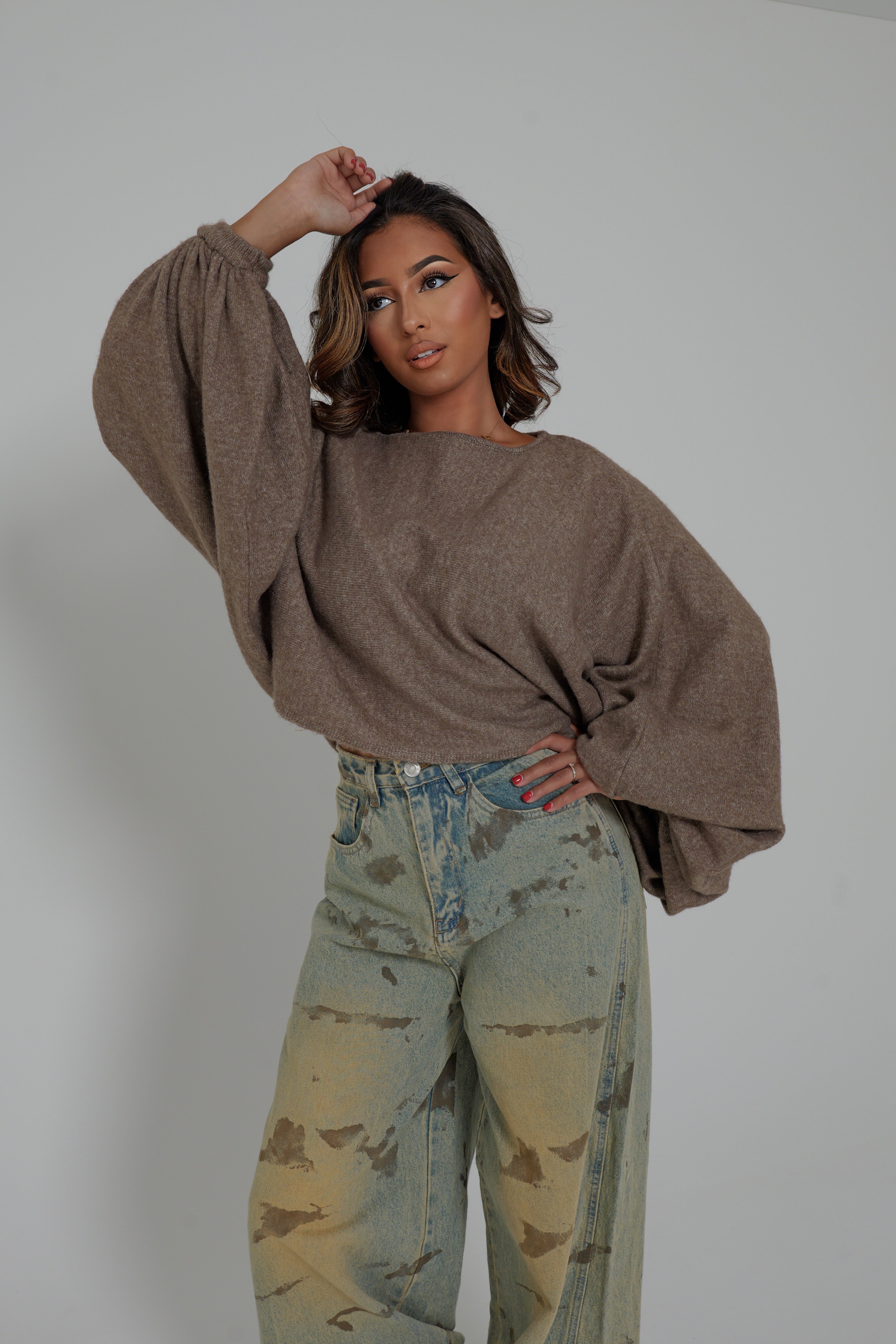 PULL MANCHES KIMONO