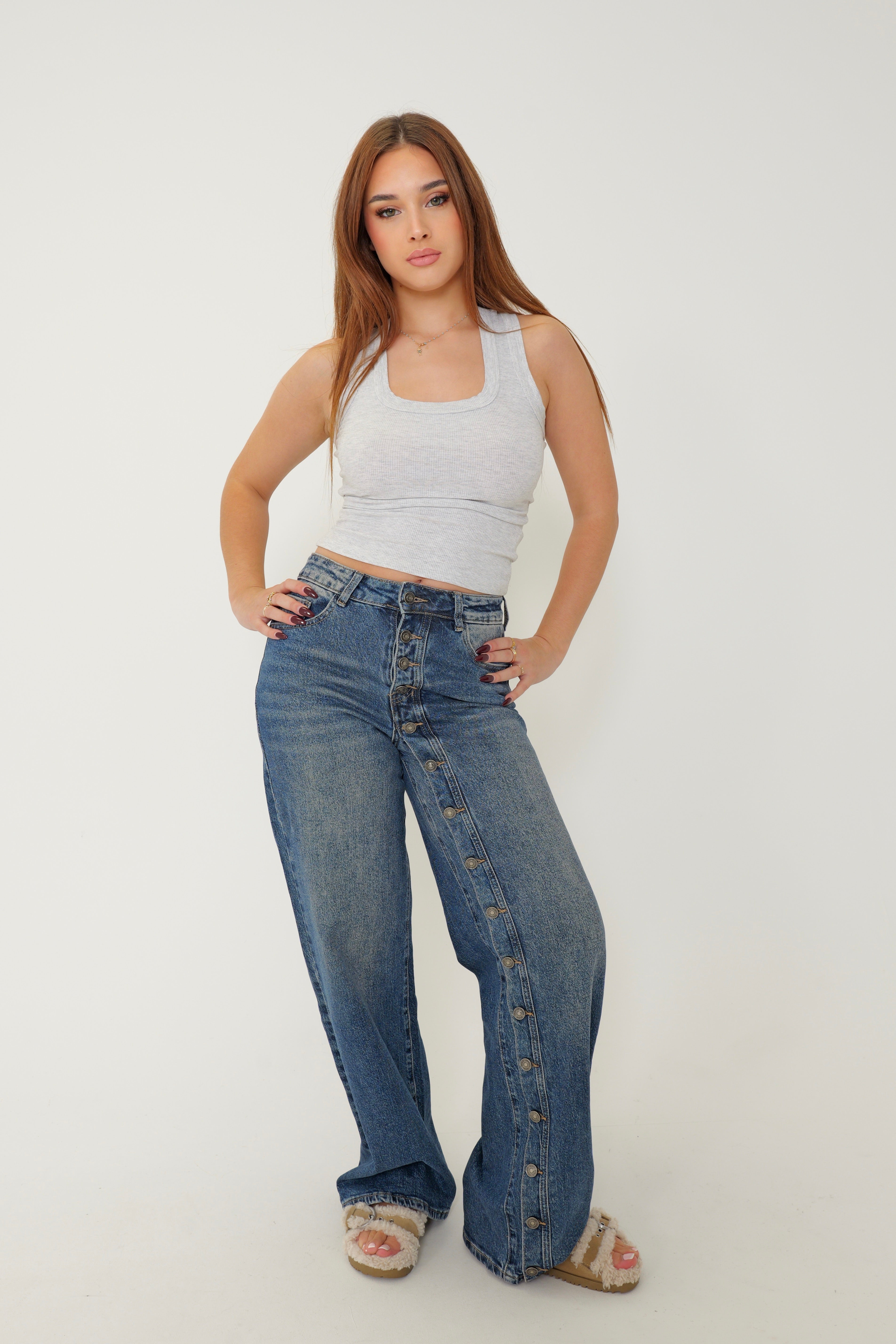 Jean Full Button