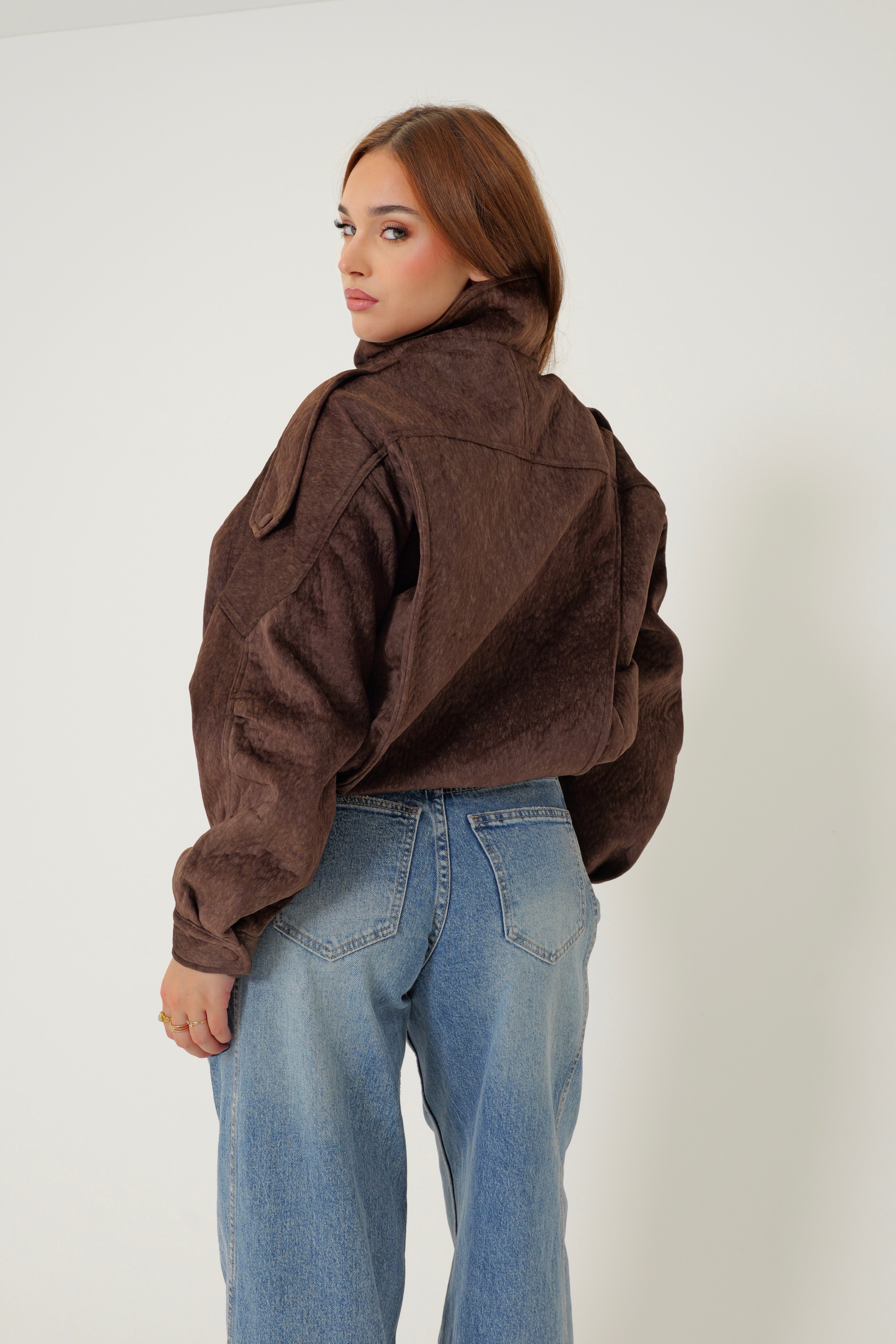 Veste Éden - Suedine