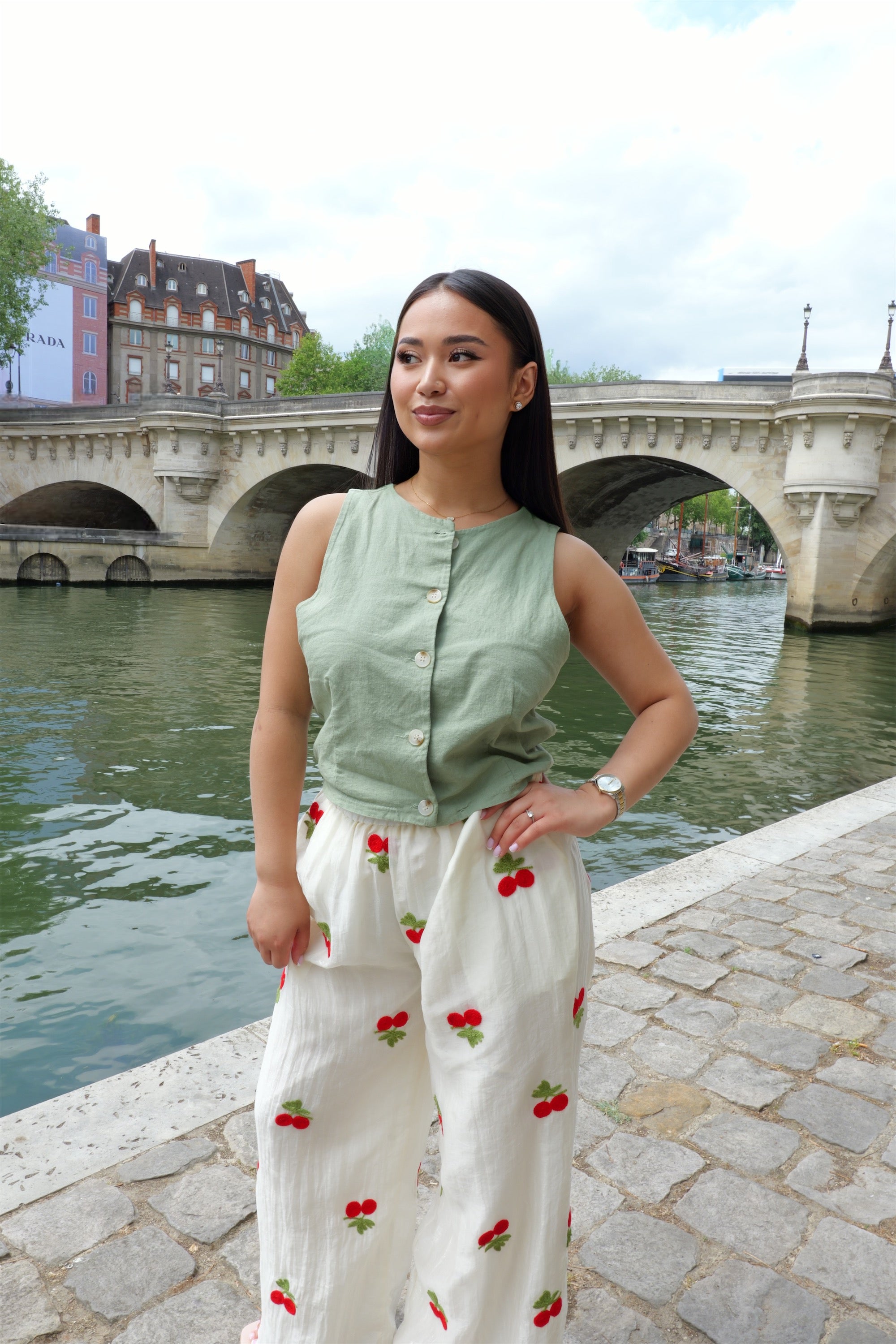 Ensemble Chemise Cerise Acidulée