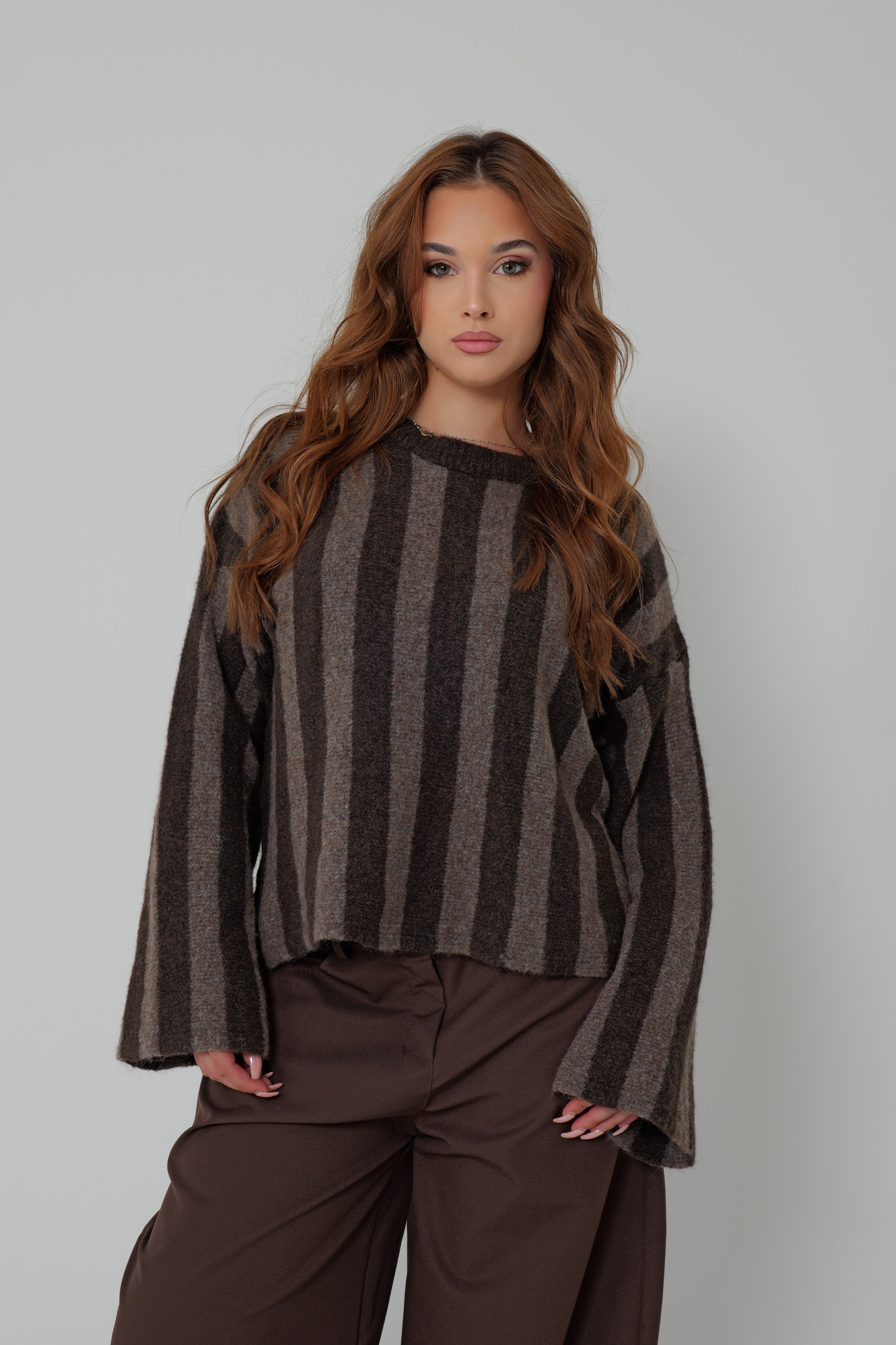 PULL MOCHA STRIPES