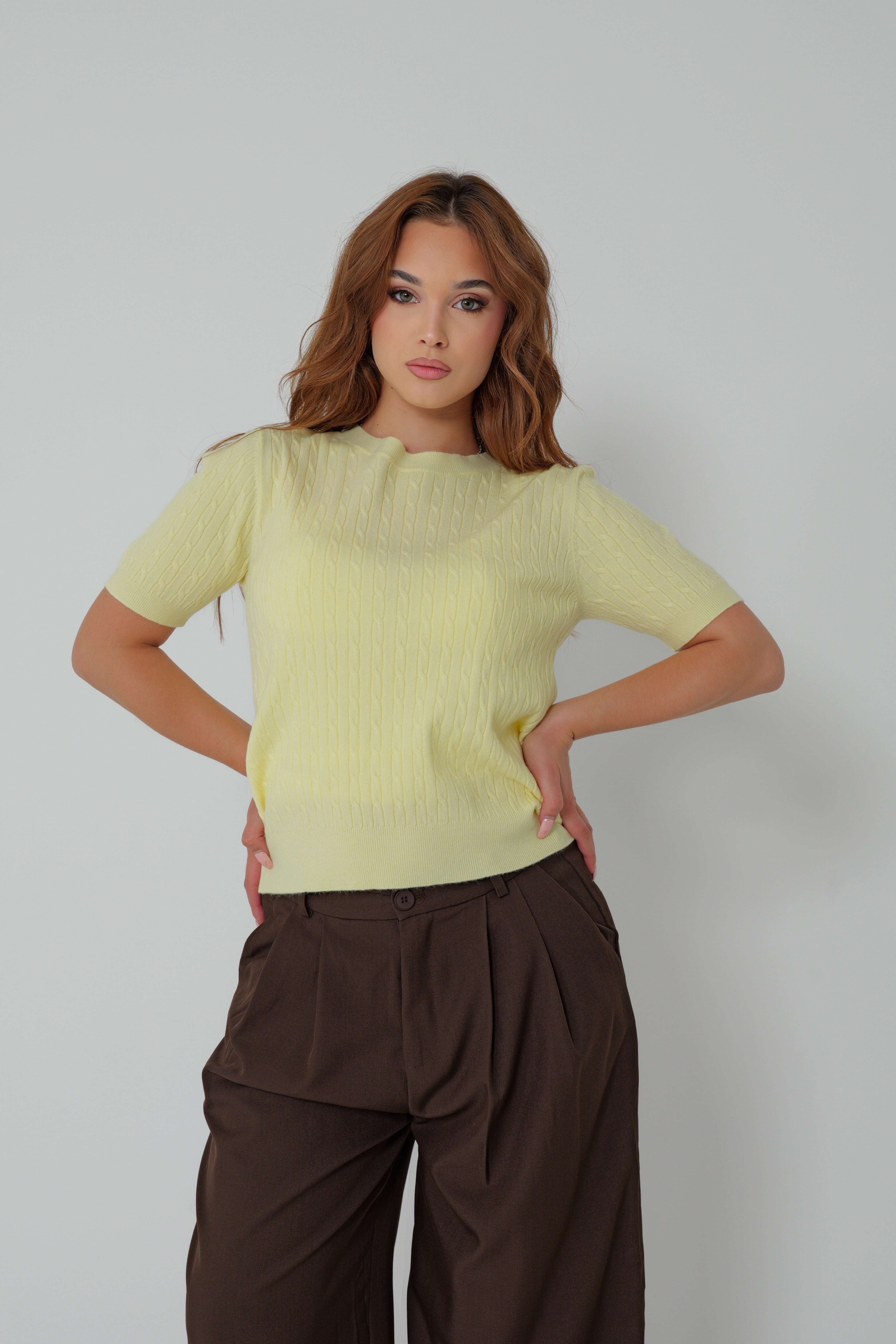 TOP MAILLE DRAPÉE