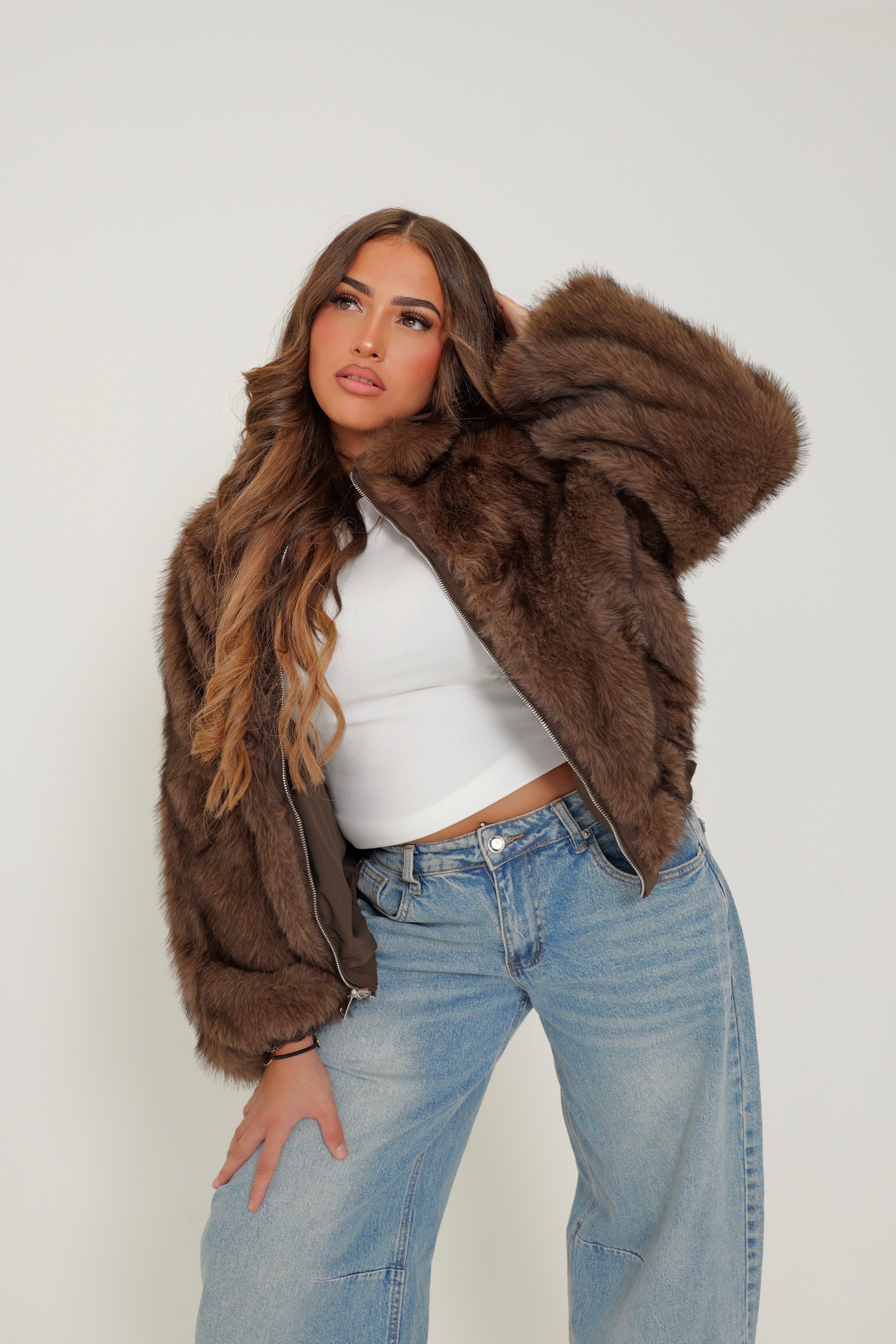 Veste Faux Fur Courte