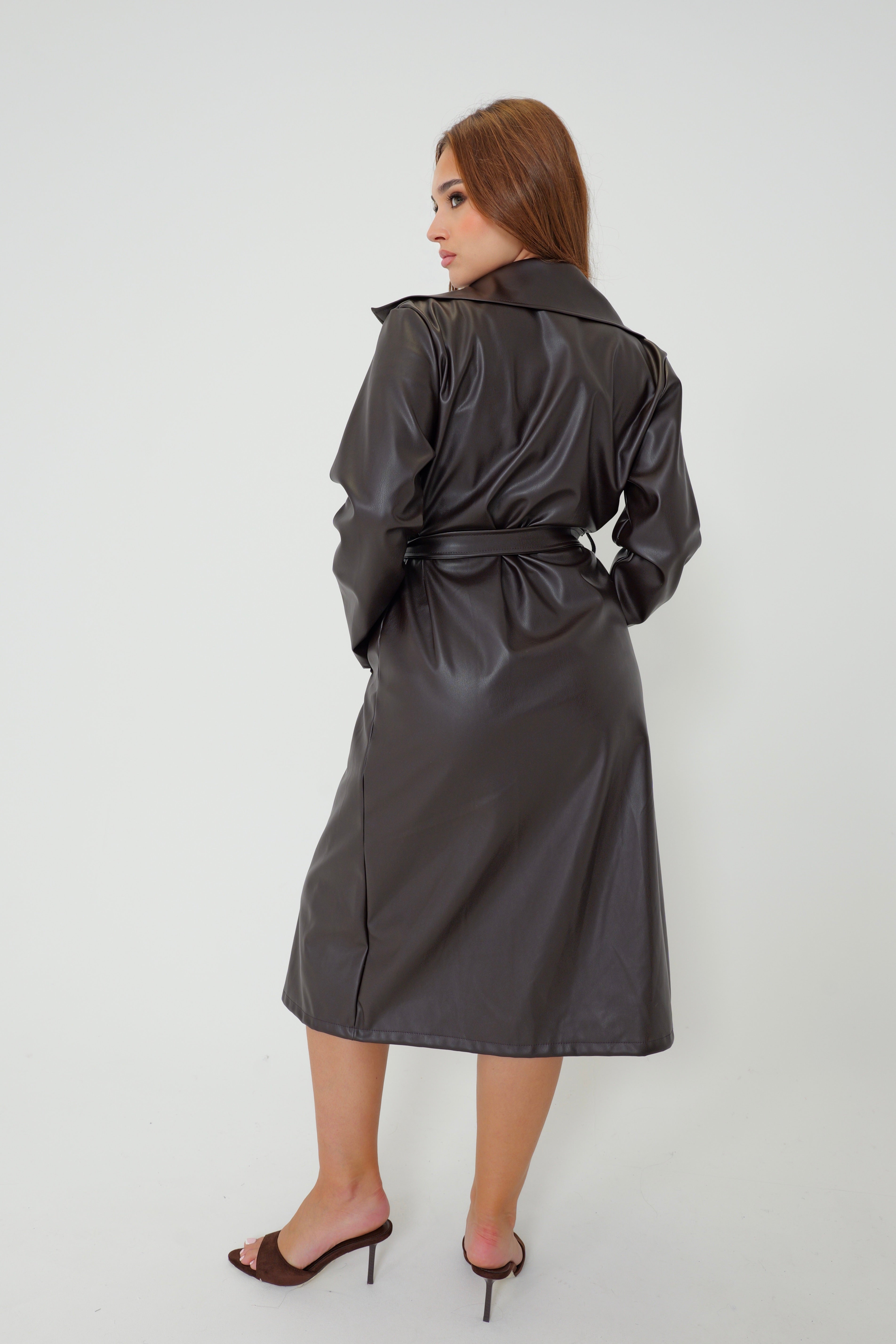 Trench Boss Lady - chocolat