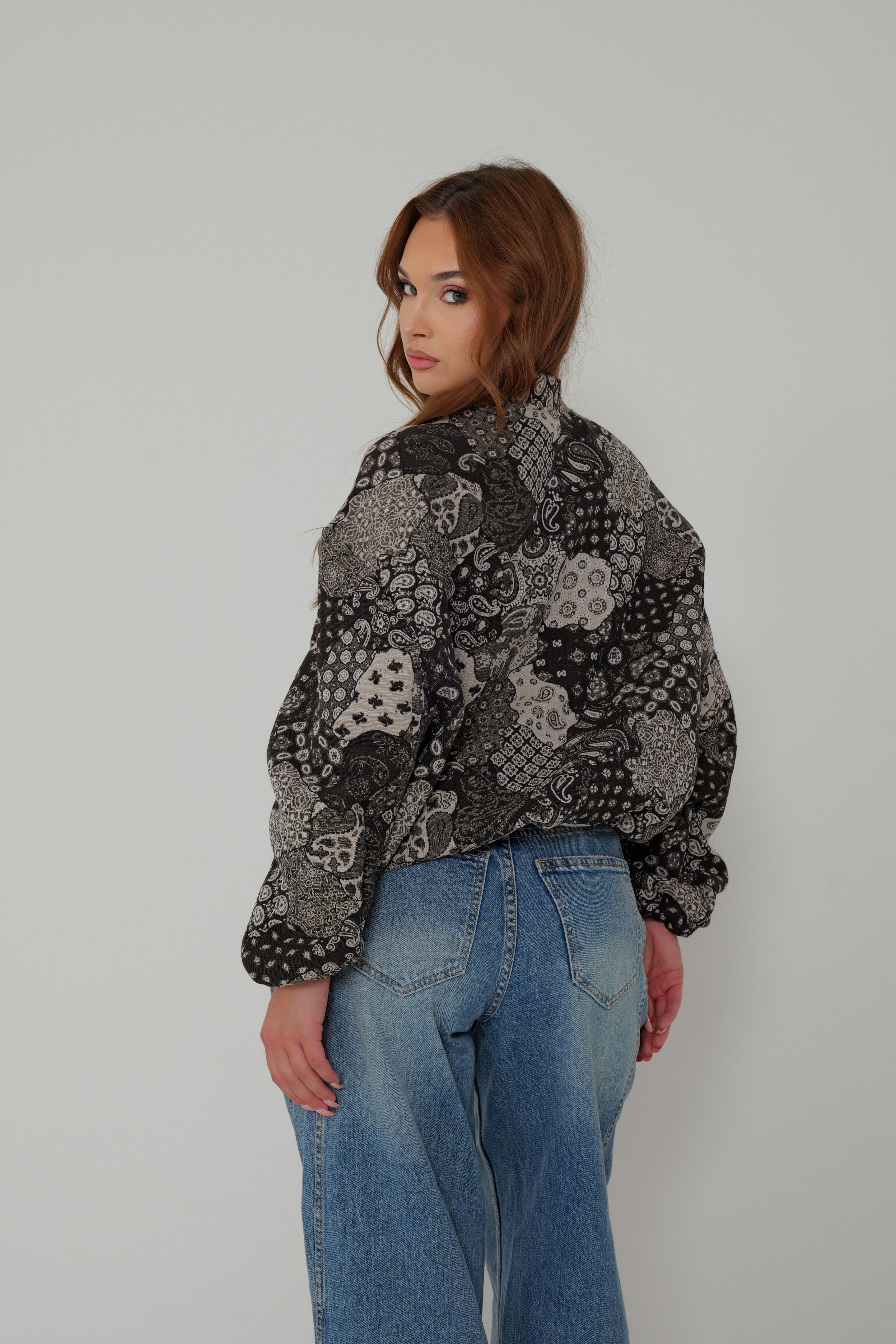VESTE BANDANA PATCHWORK