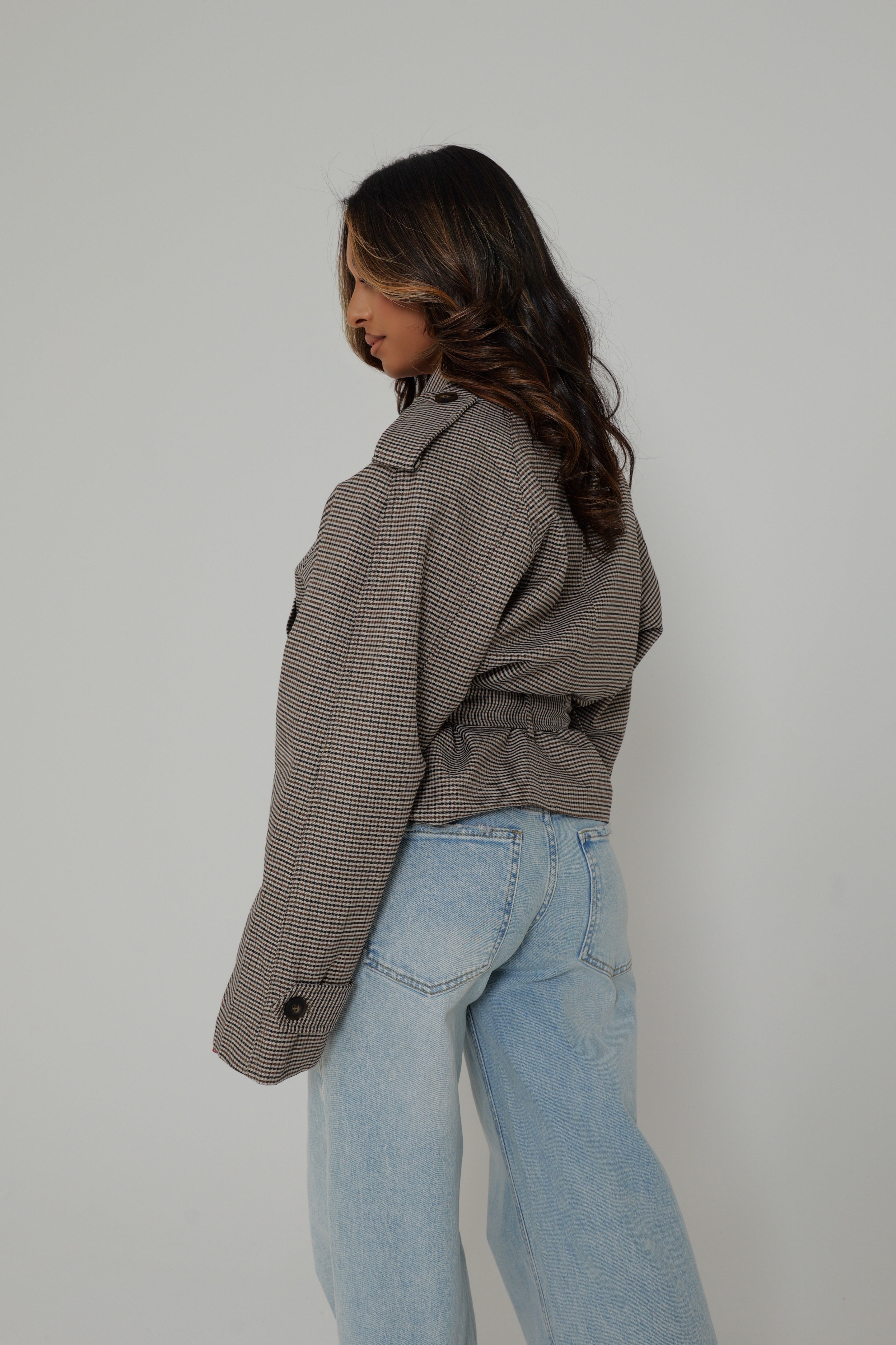 TRENCH CROPPED VINTAGE