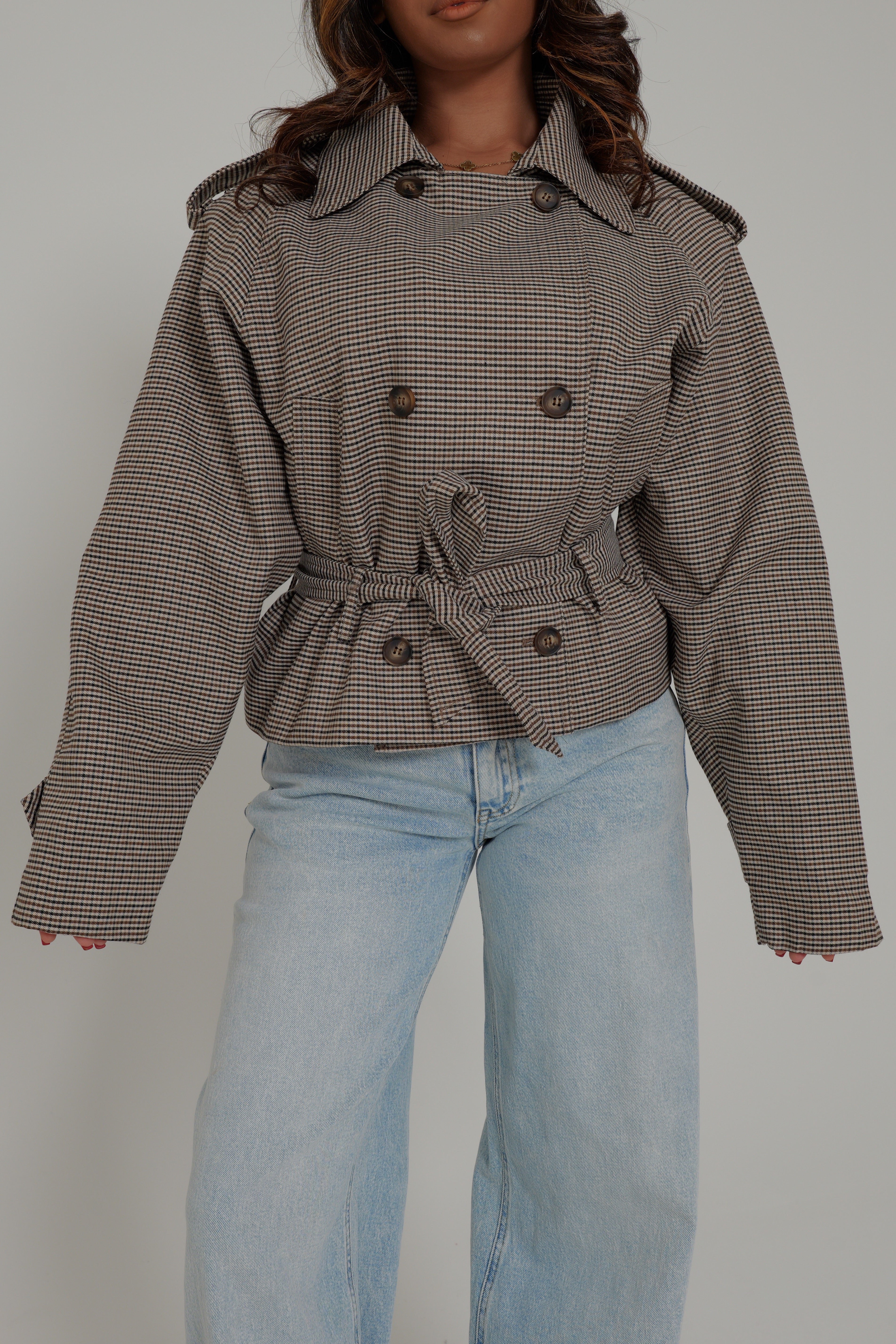 TRENCH CROPPED VINTAGE