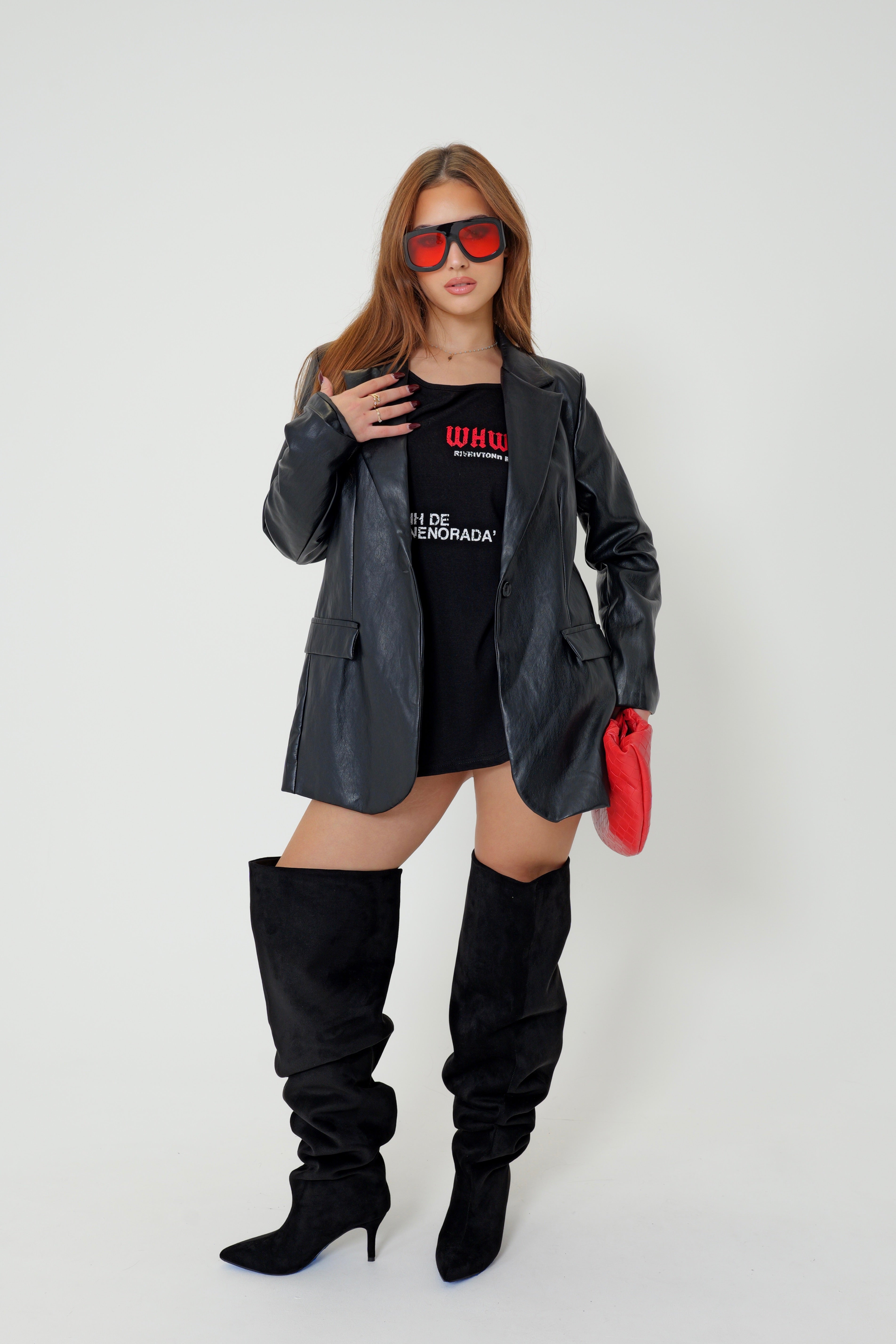 Blazer Black Simili