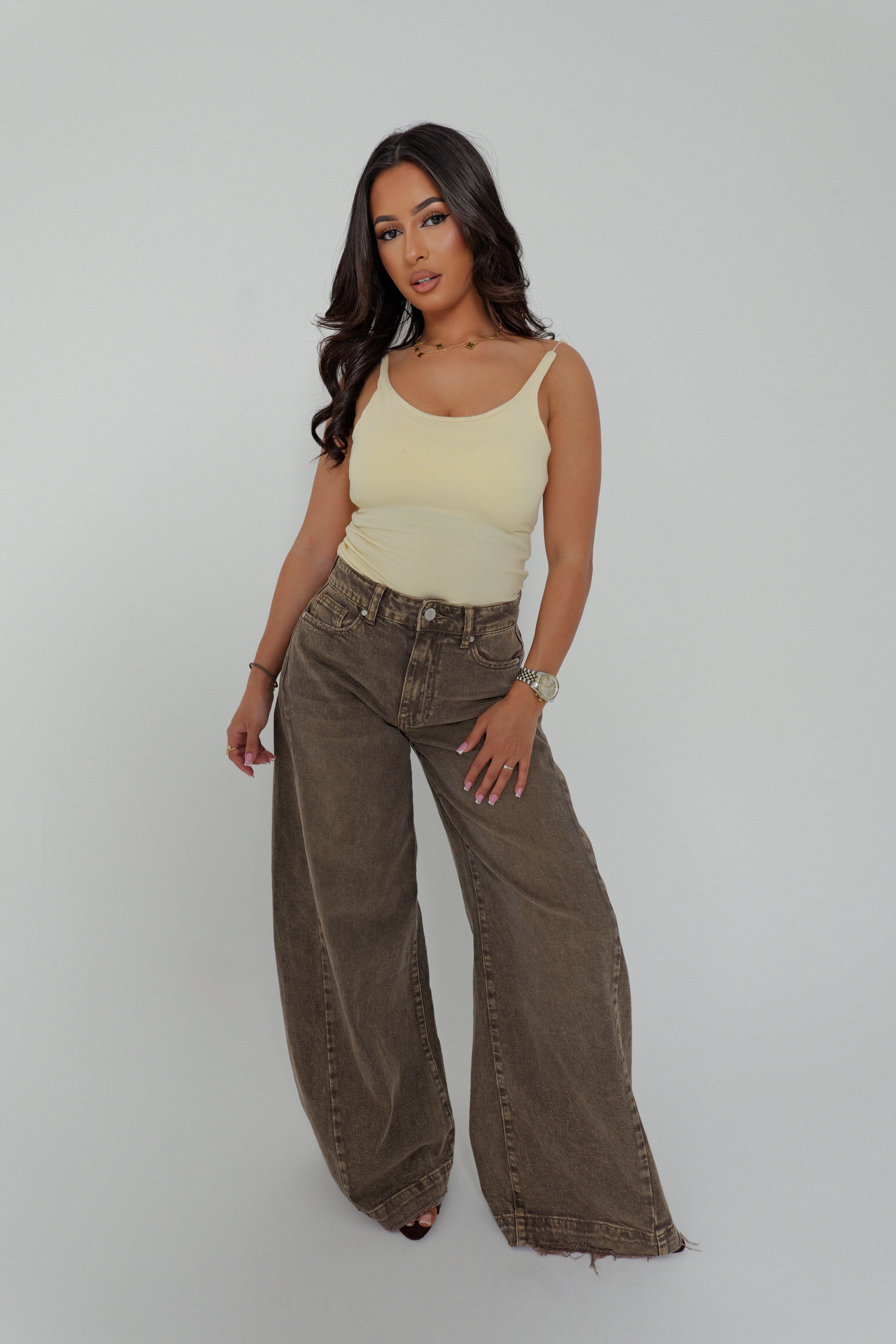 Jean Oversize Mocca