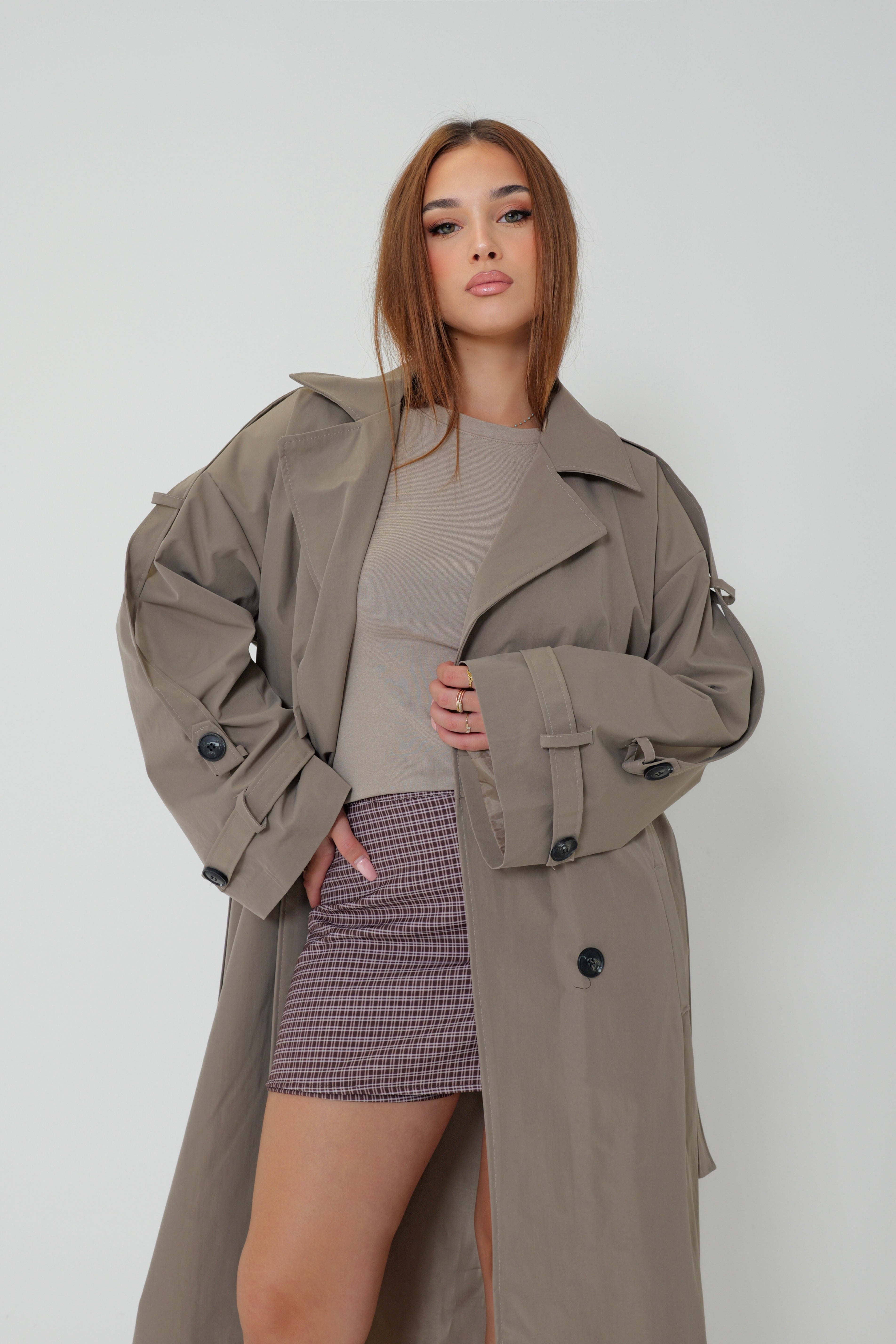 Trench Oversize City - taupe